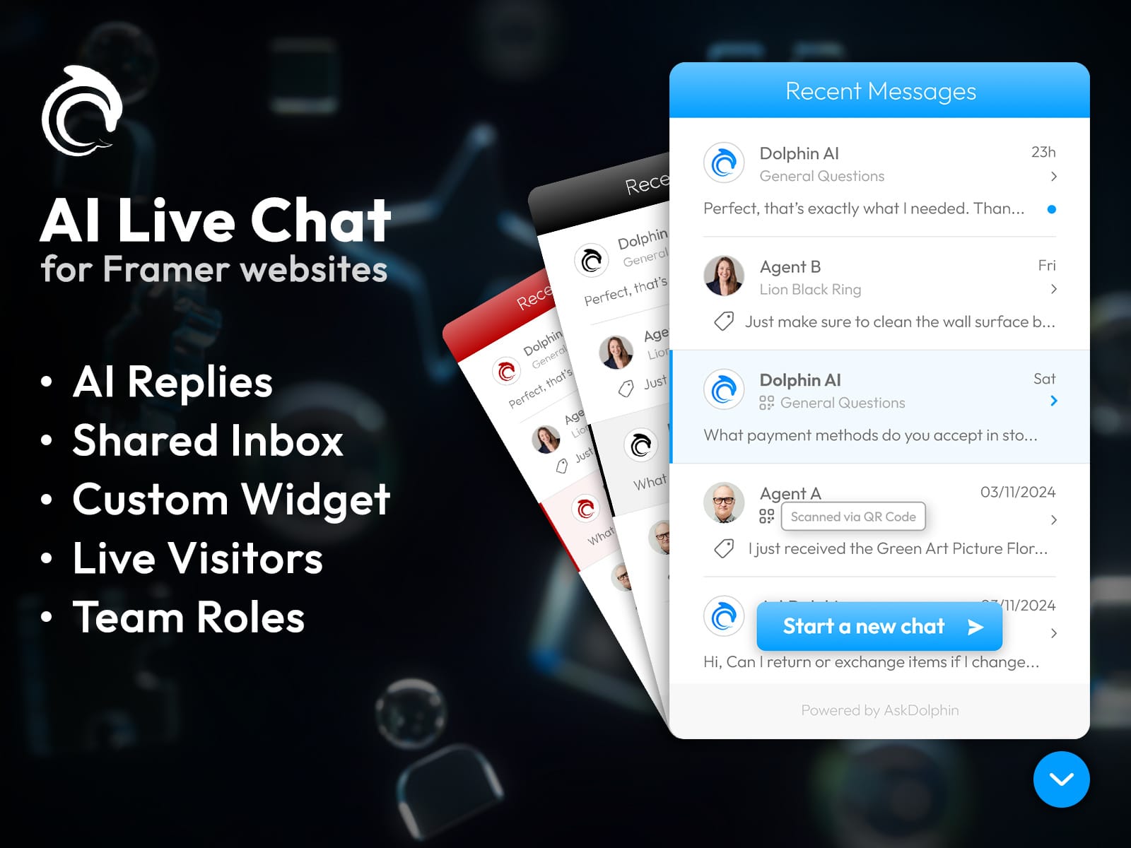 Live Chat & AI — AskDolphin