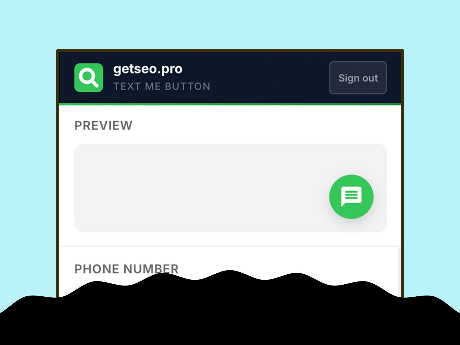 Text Me Button by getseo.pro