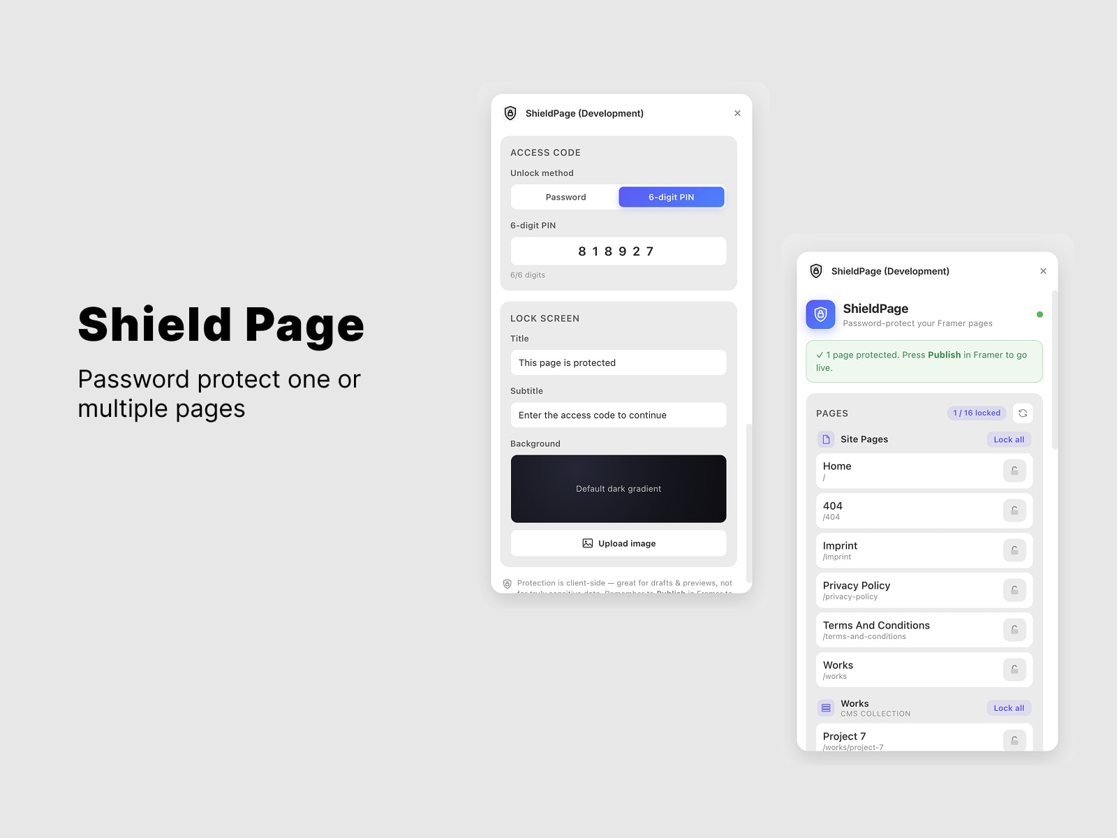 ShieldPage