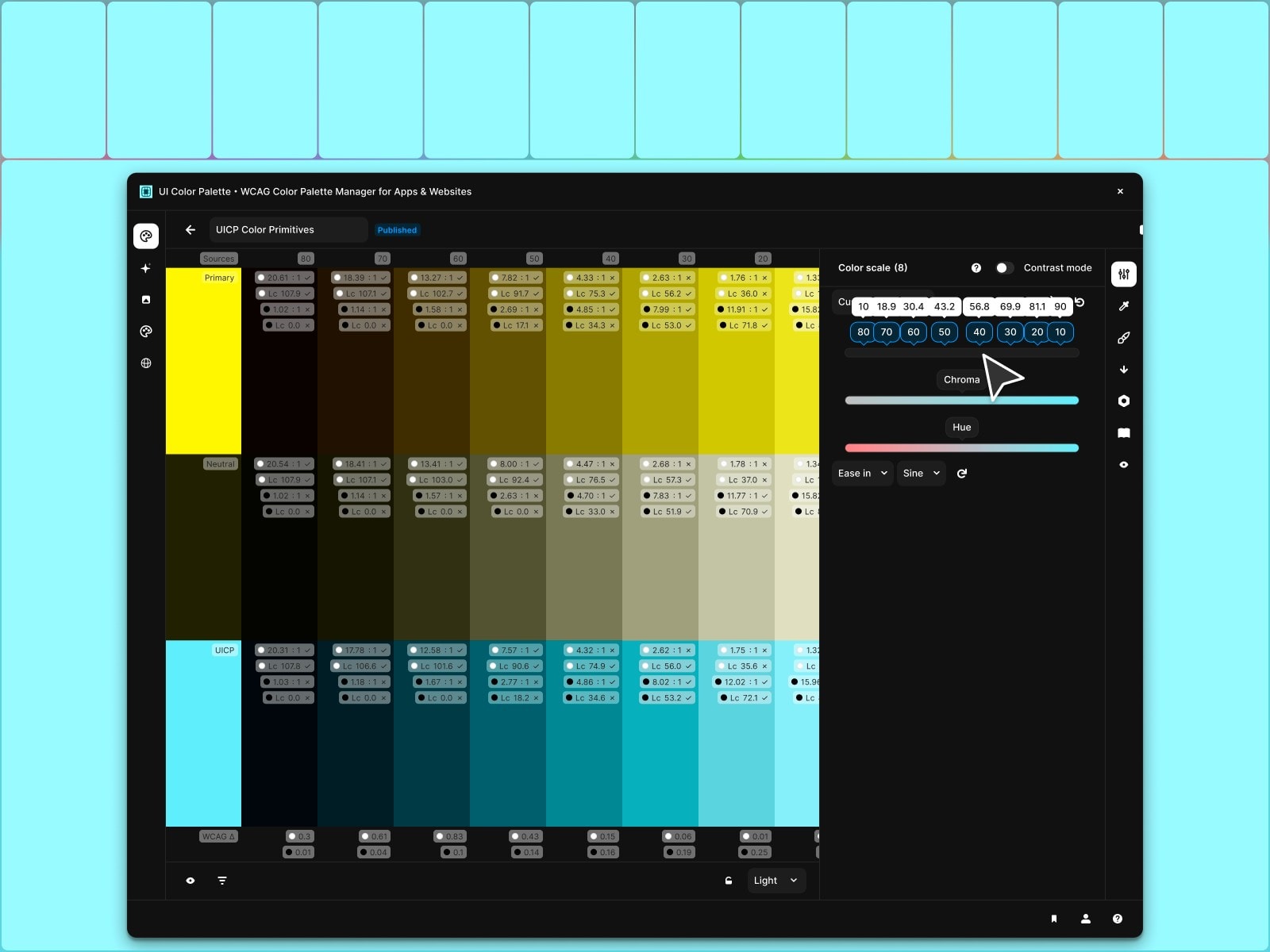 UI Color Palette