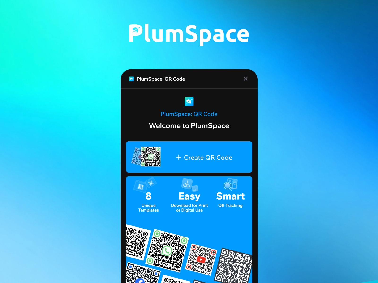 PlumSpace: QR Code Generator