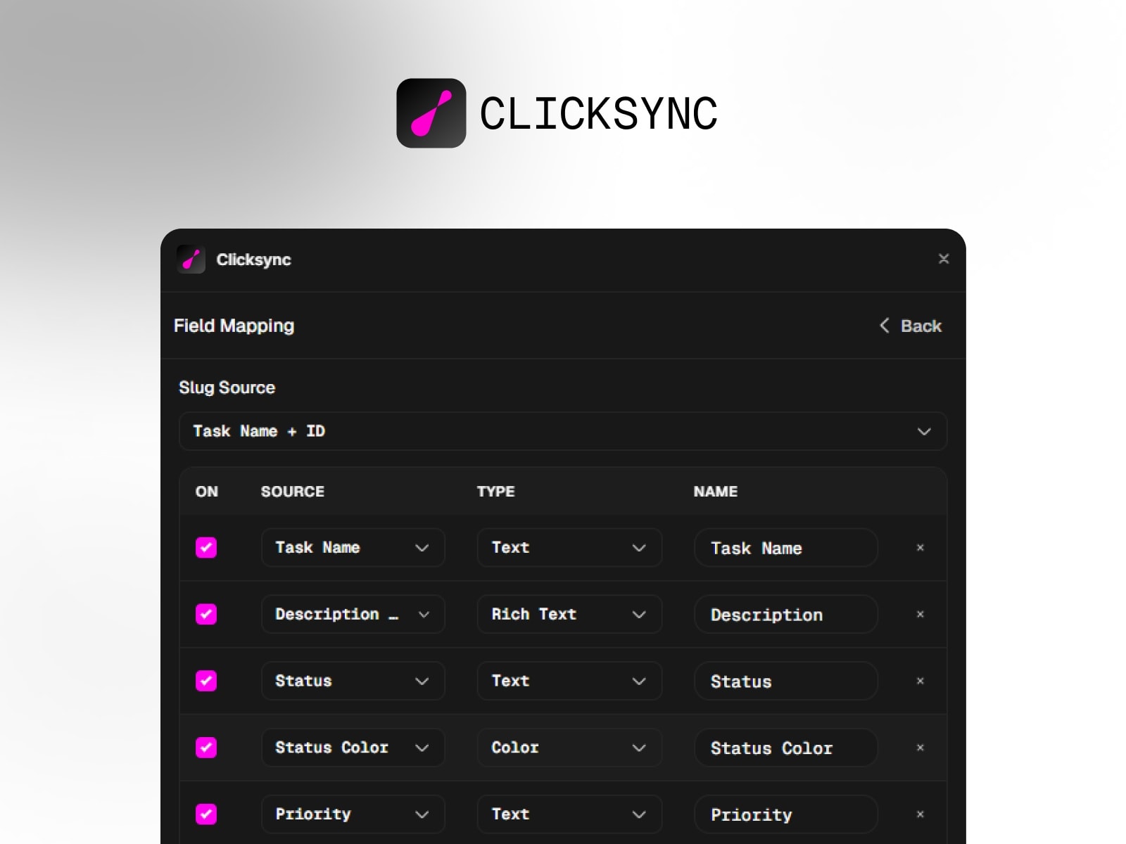 Clicksync