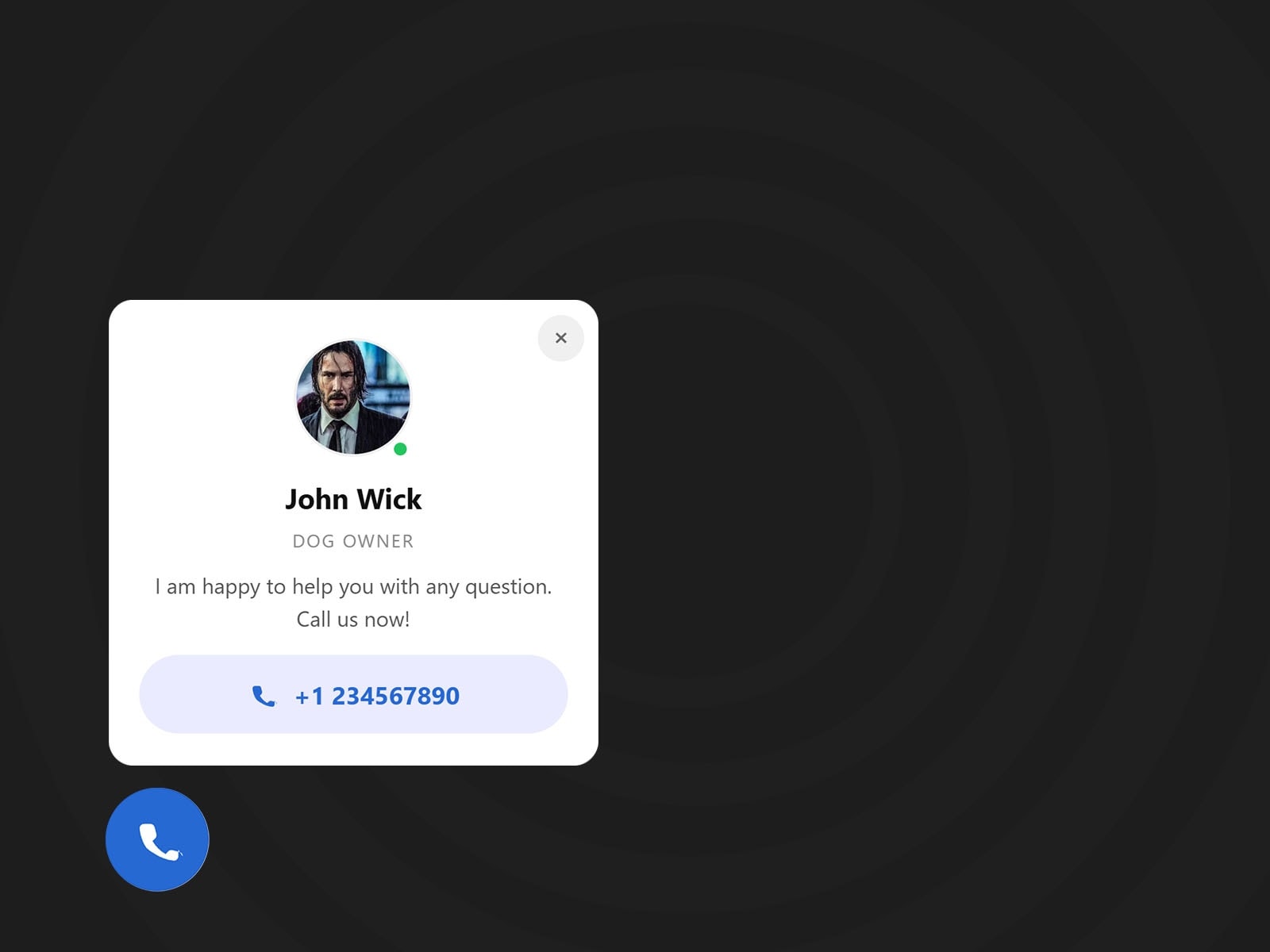 Floating Call Button