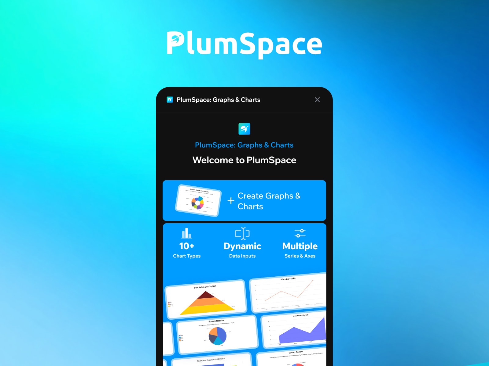 PlumSpace: Graphs&Charts