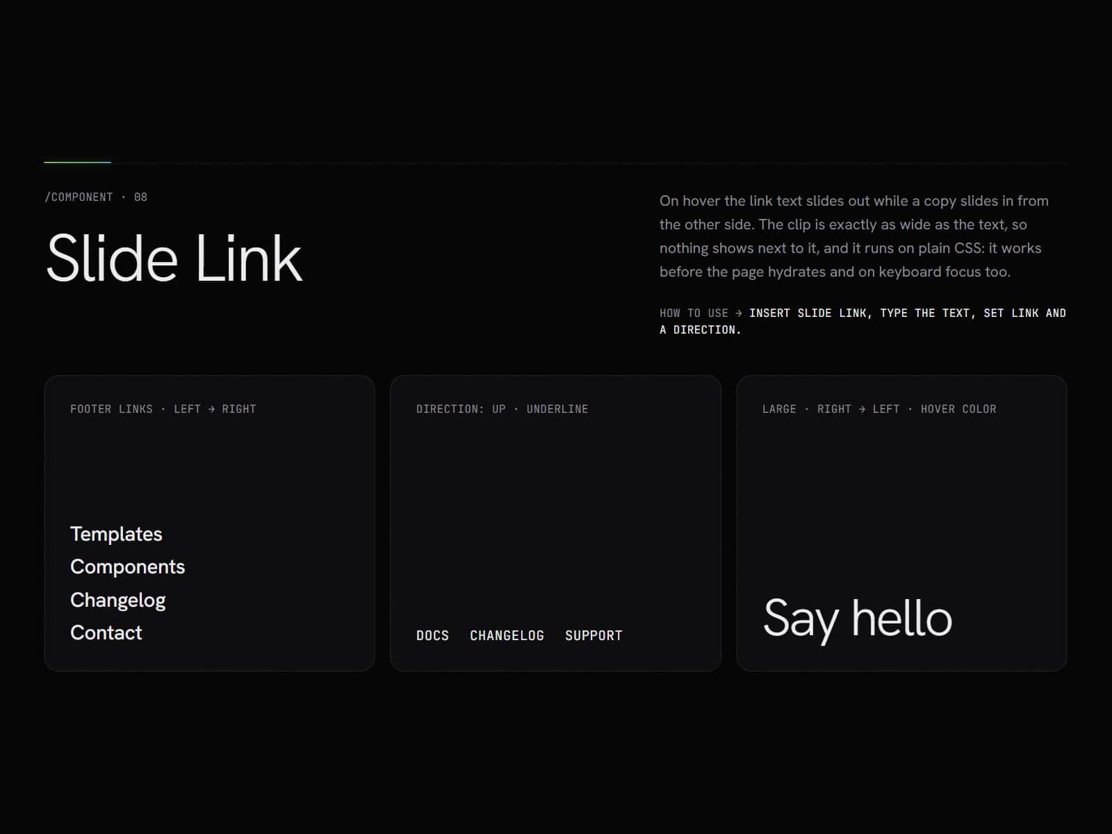 Slide Link