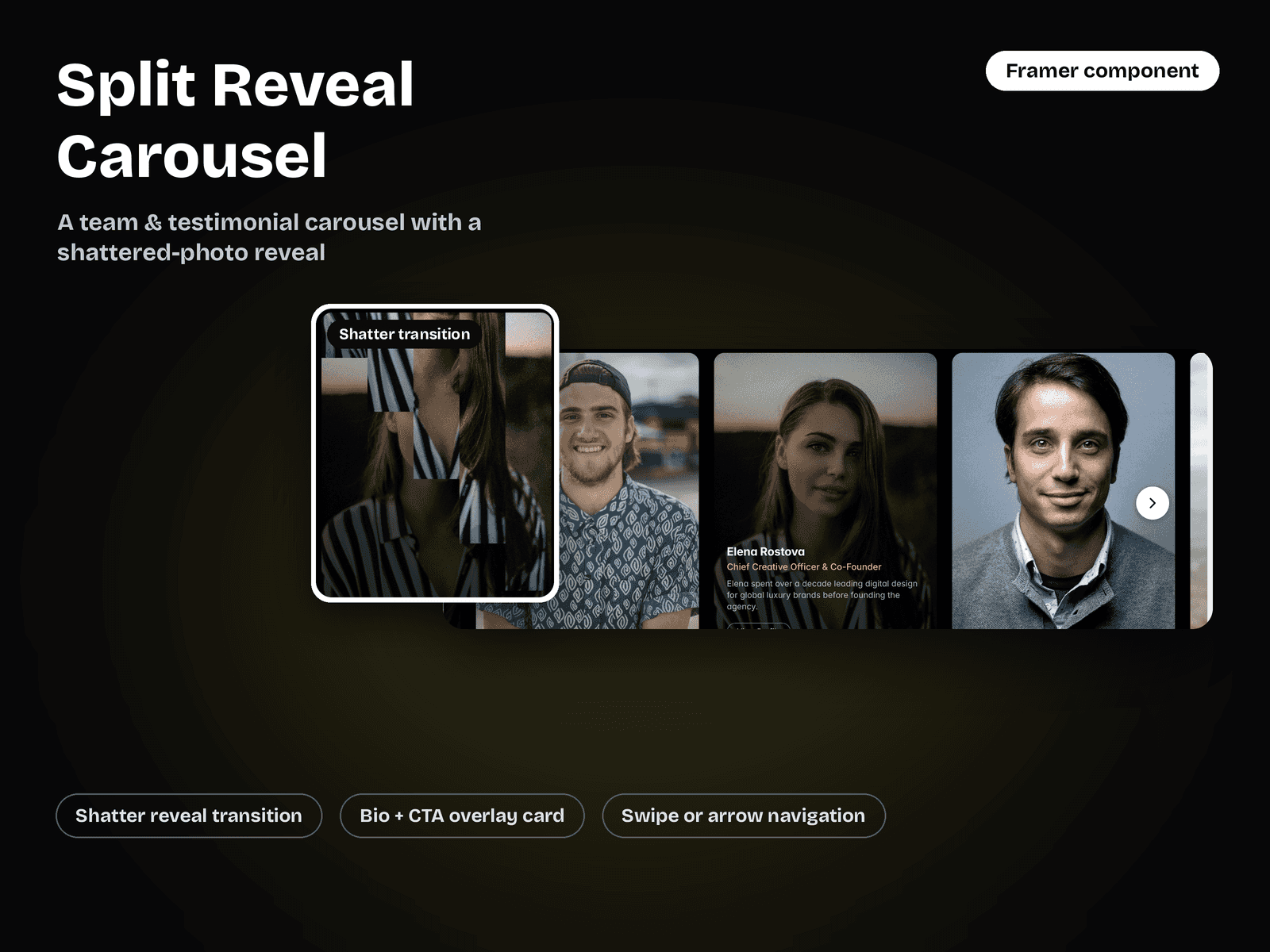 SplitReveal Carousel