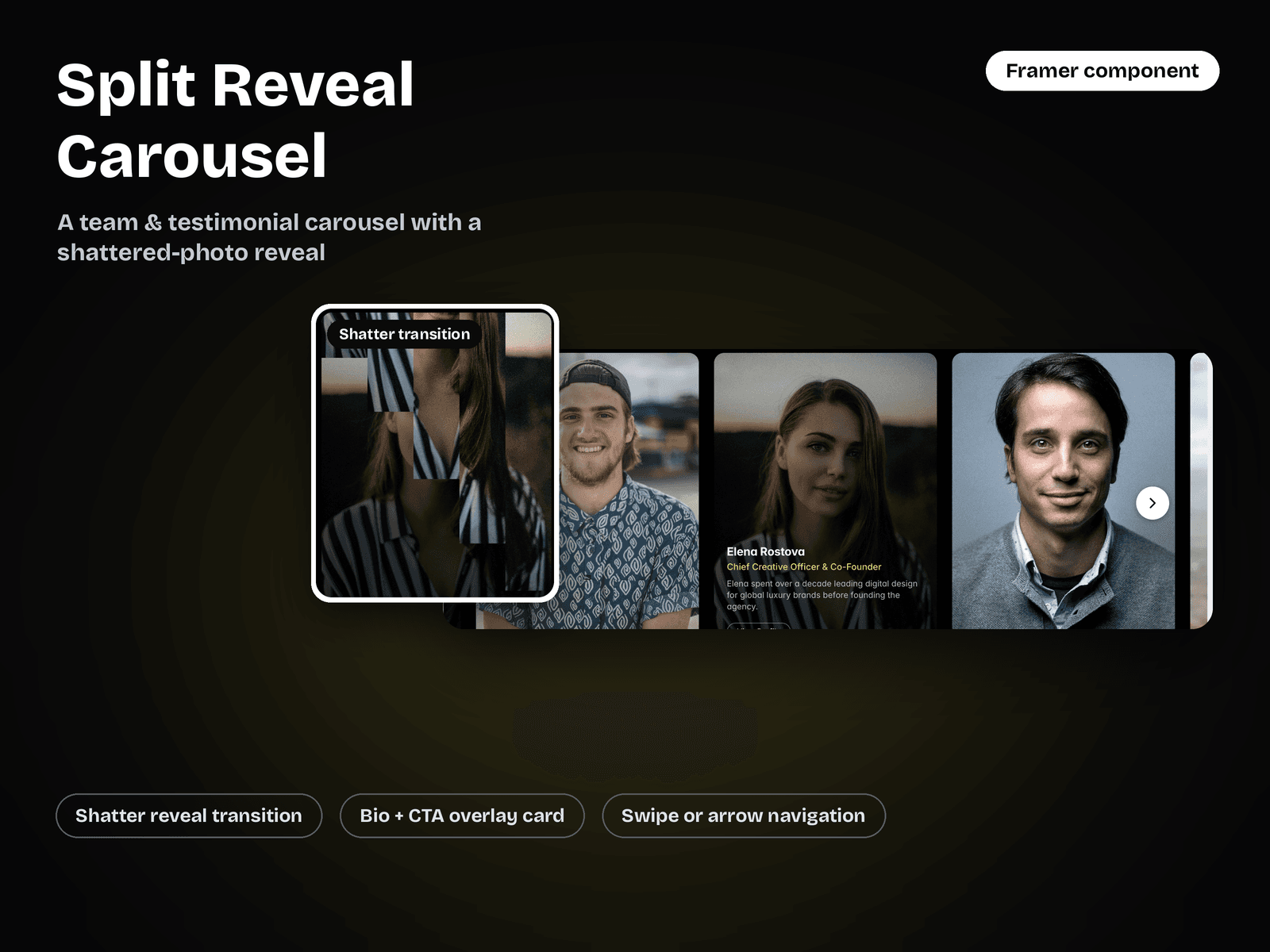 SplitReveal Carousel