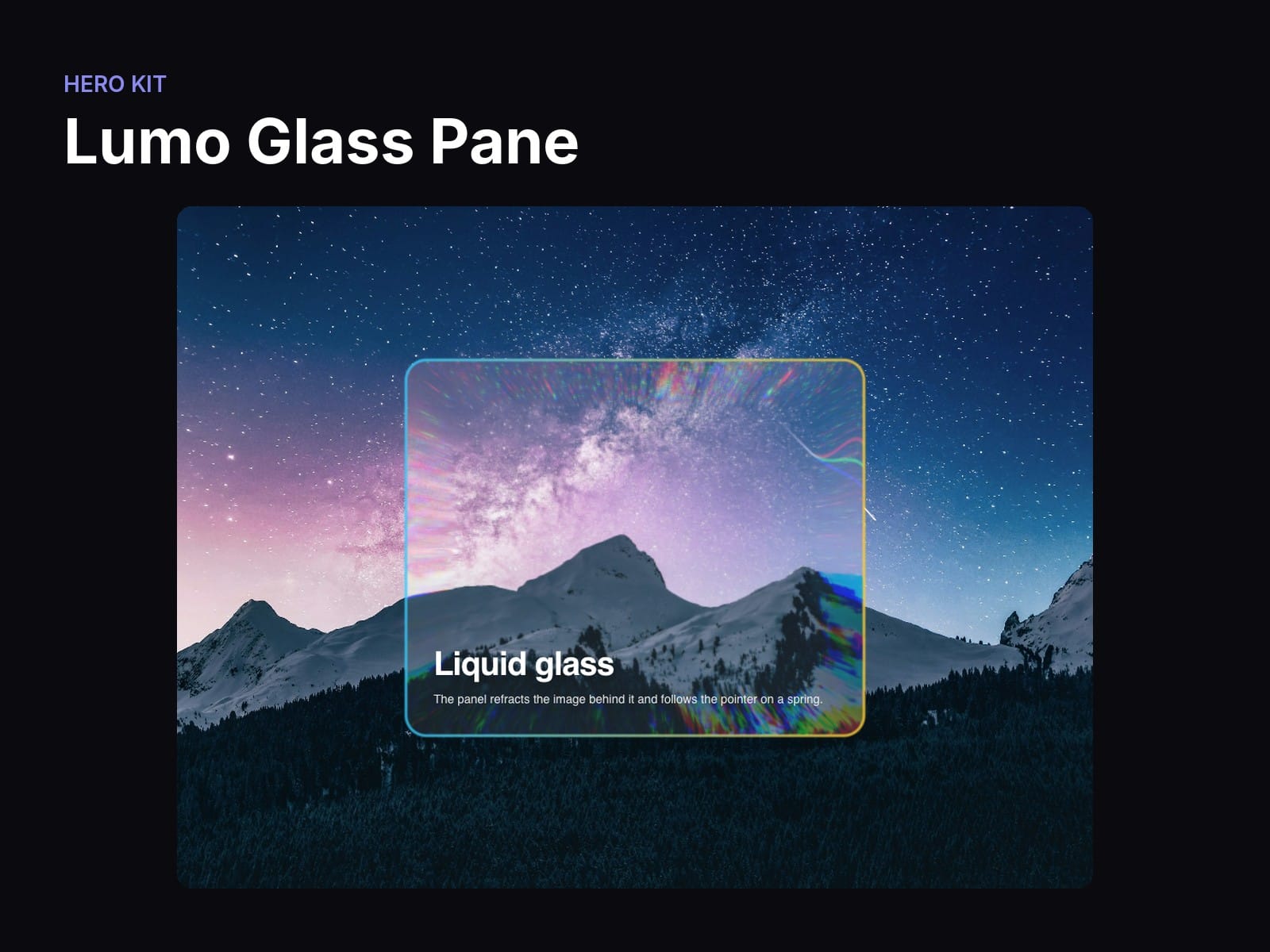 Lumo Glass Pane
