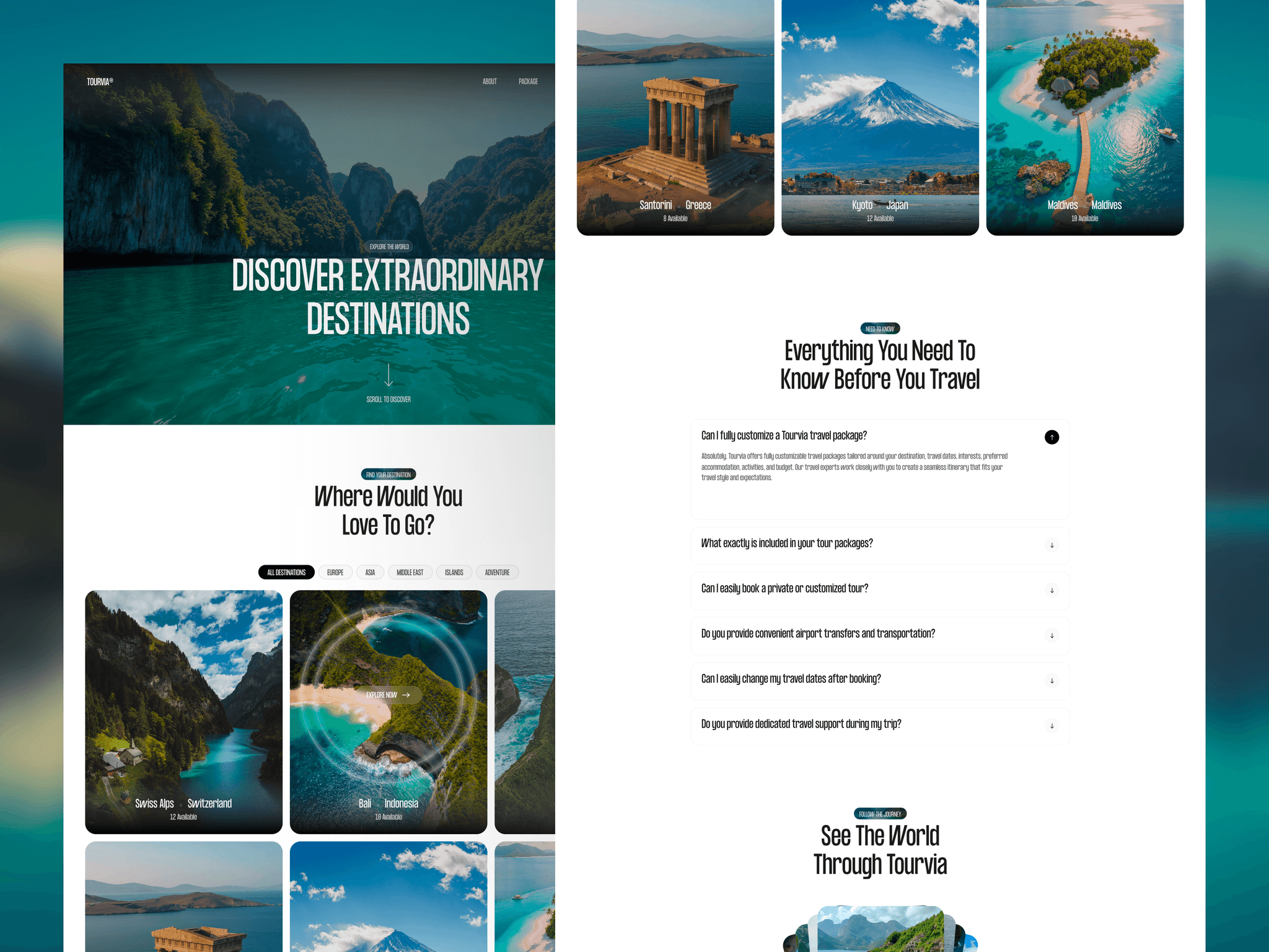 Tourvia Website