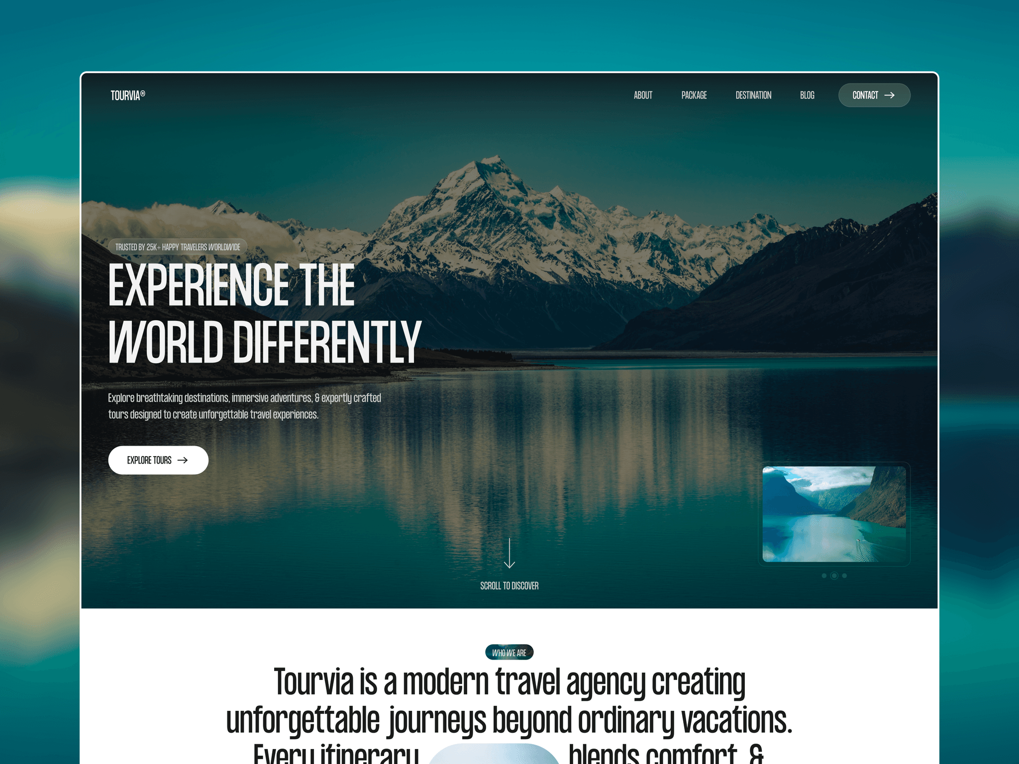 Tourvia Website