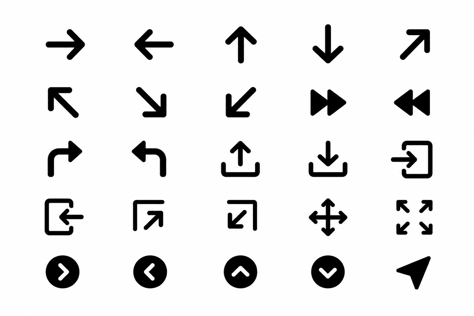 Navigation Icon Set
