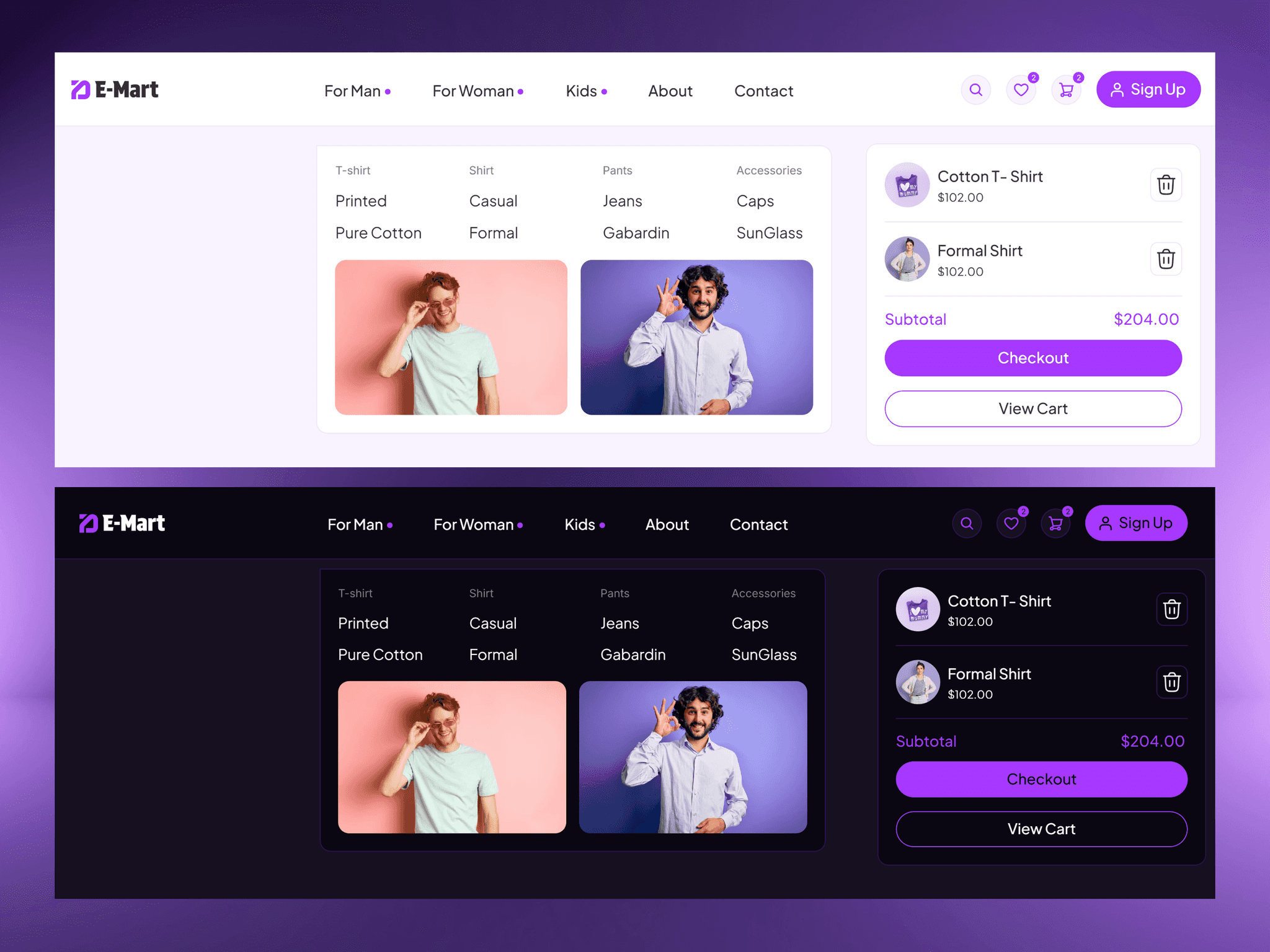 E-commerce Nav Pro