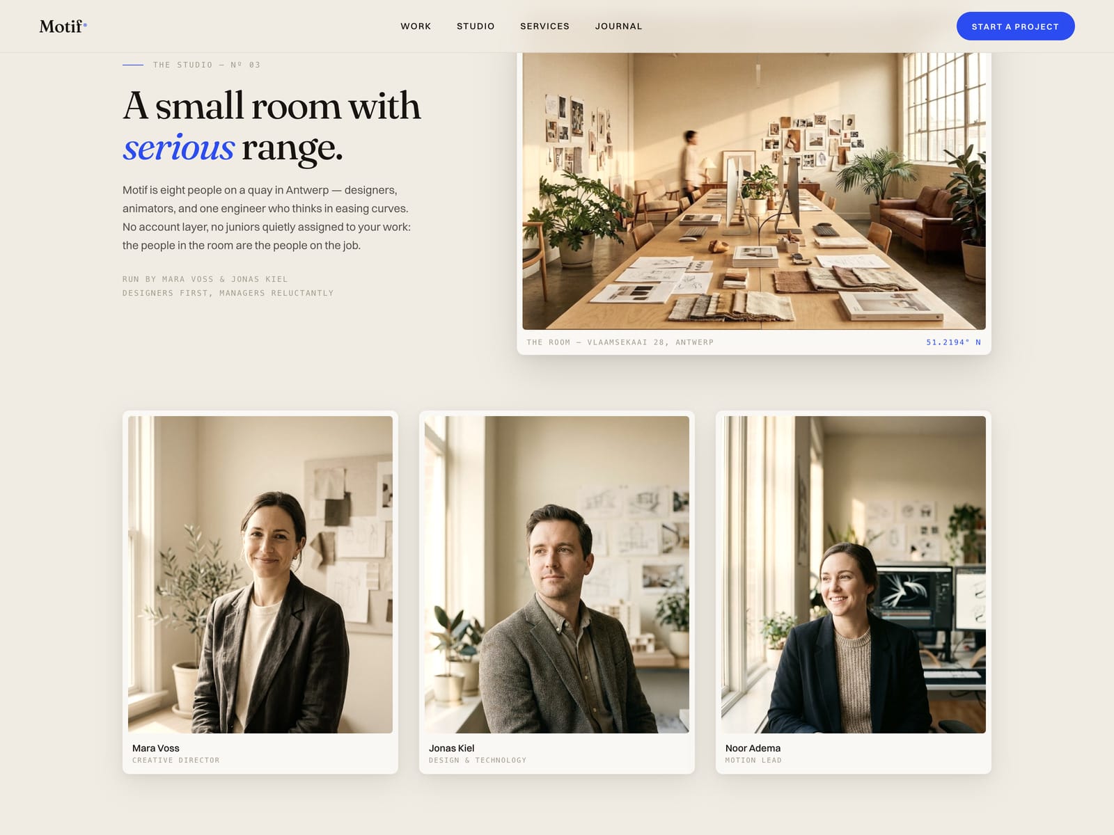 Motif Motion Studio