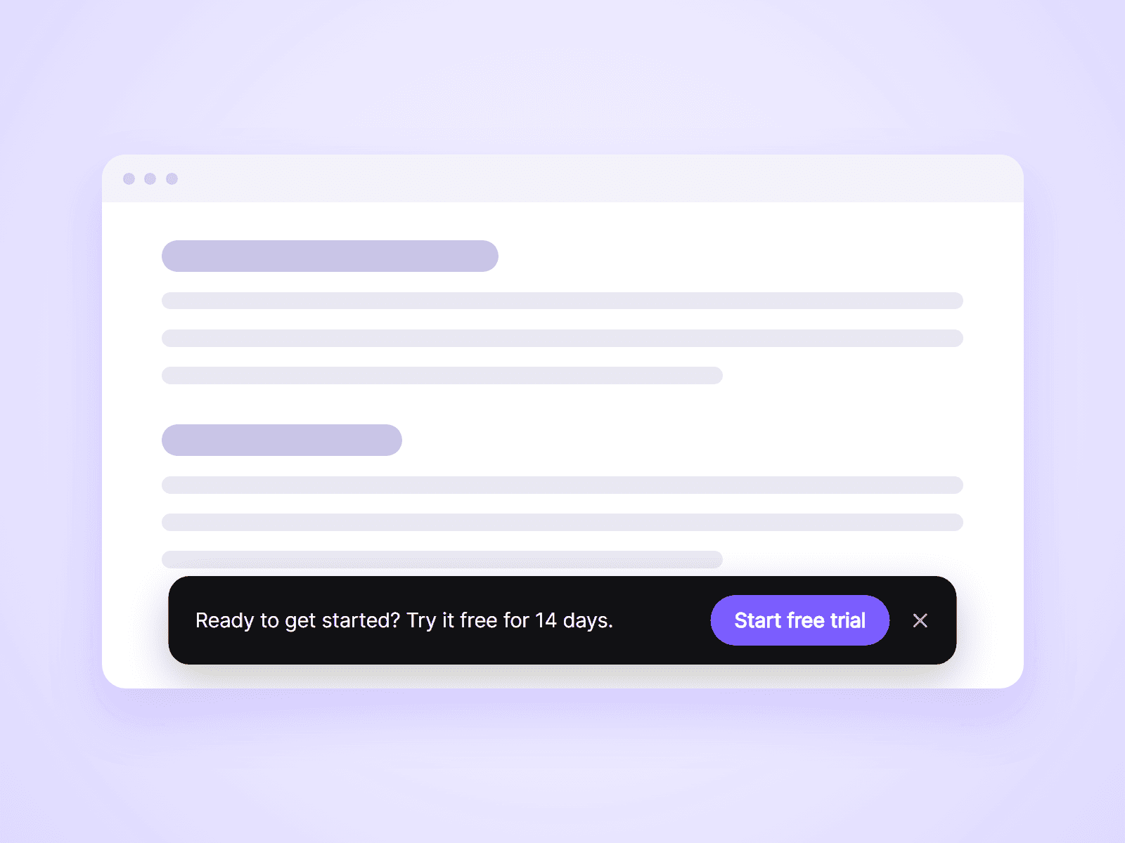 Sticky CTA Bar