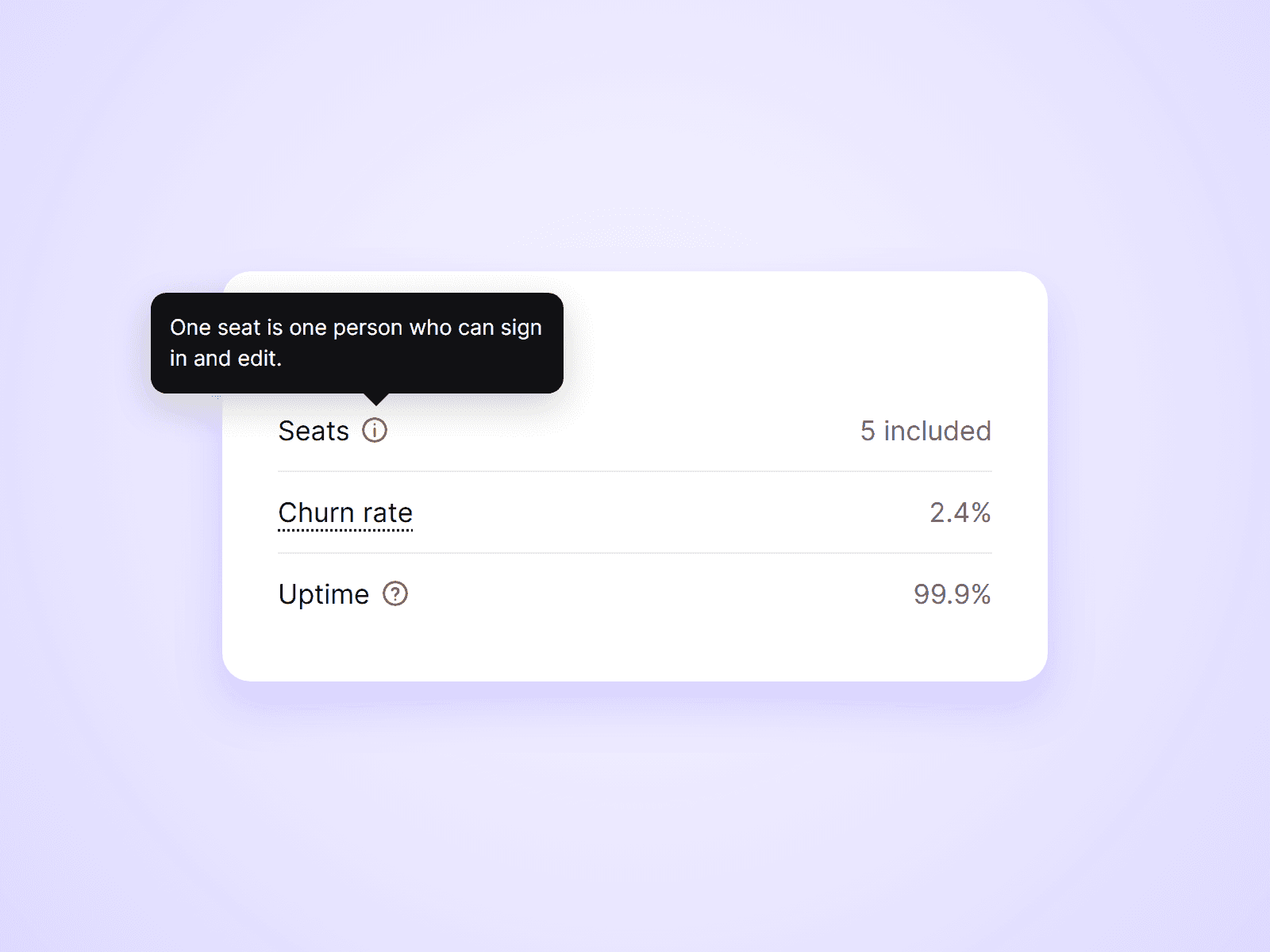 Info Tooltip
