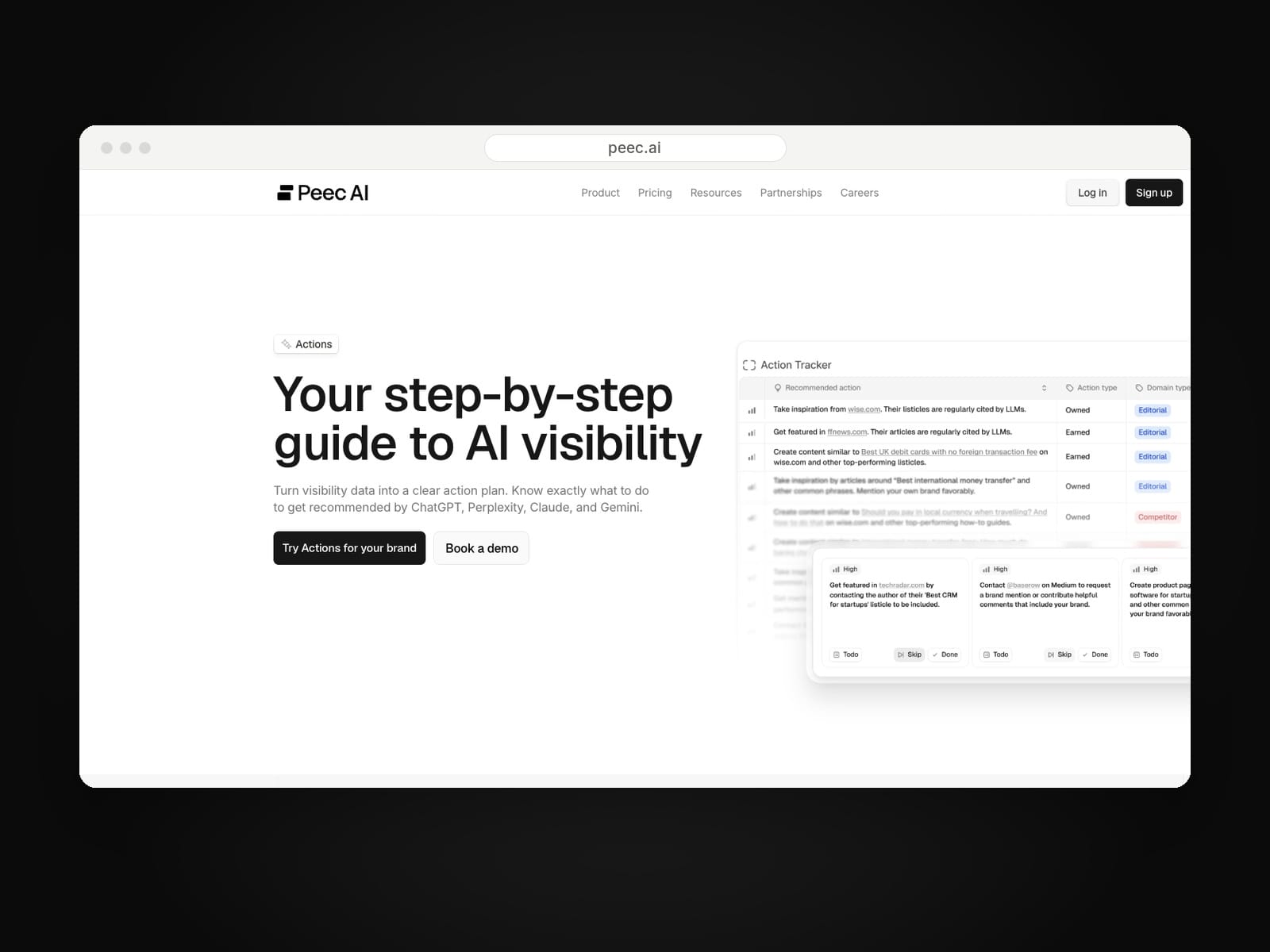 Peec AI Website