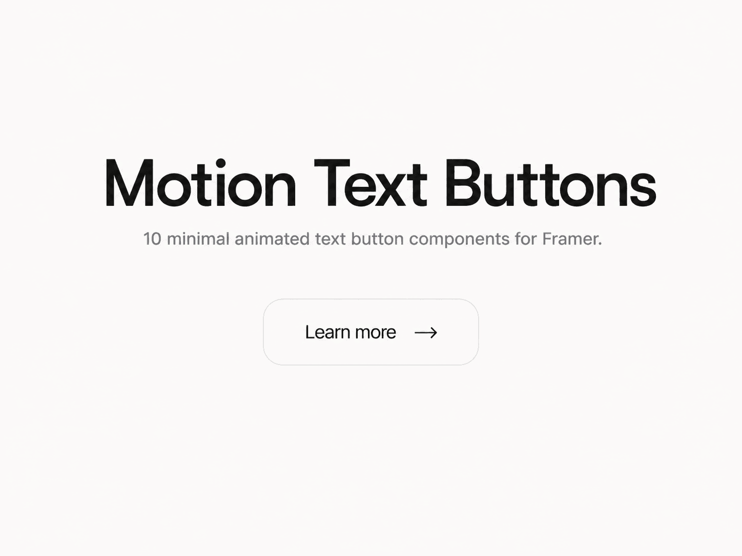 Motion Text Buttons