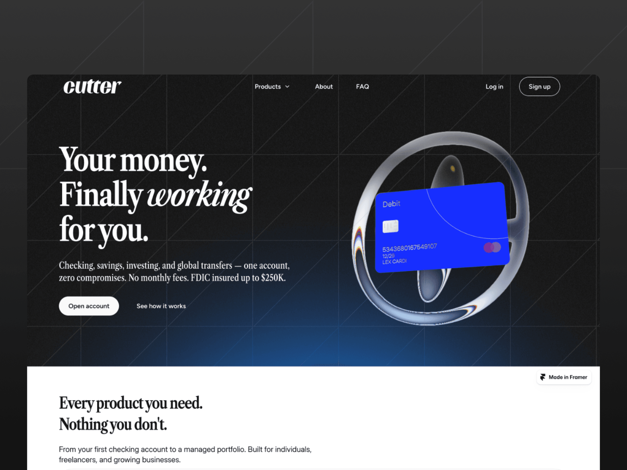 Cutter Neo Bank