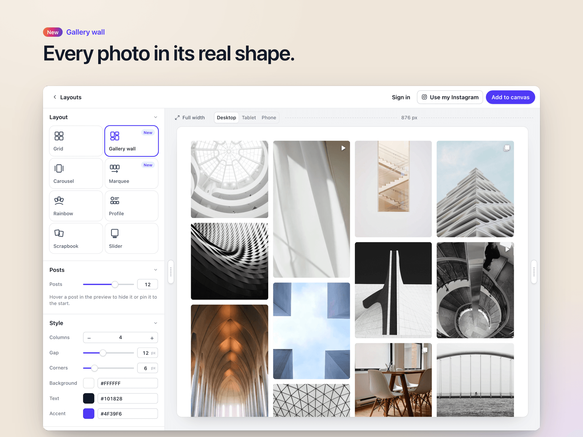 RevuKit - Instagram Feed