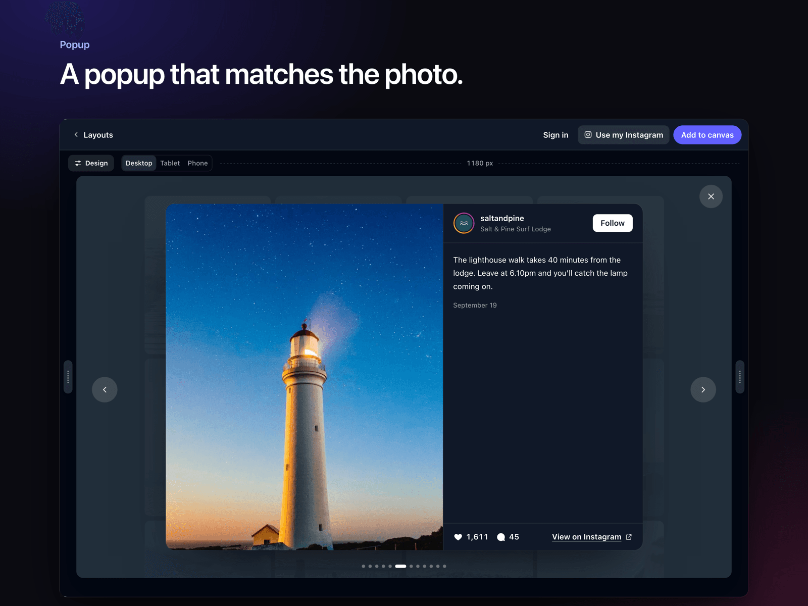 RevuKit - Instagram Feed