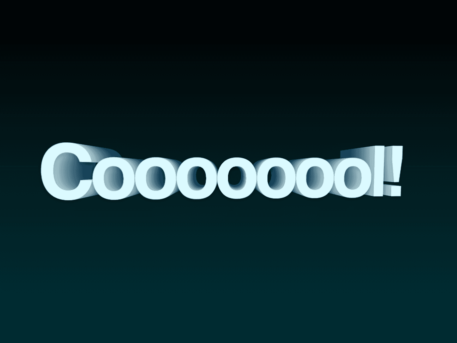 3d Depth Text