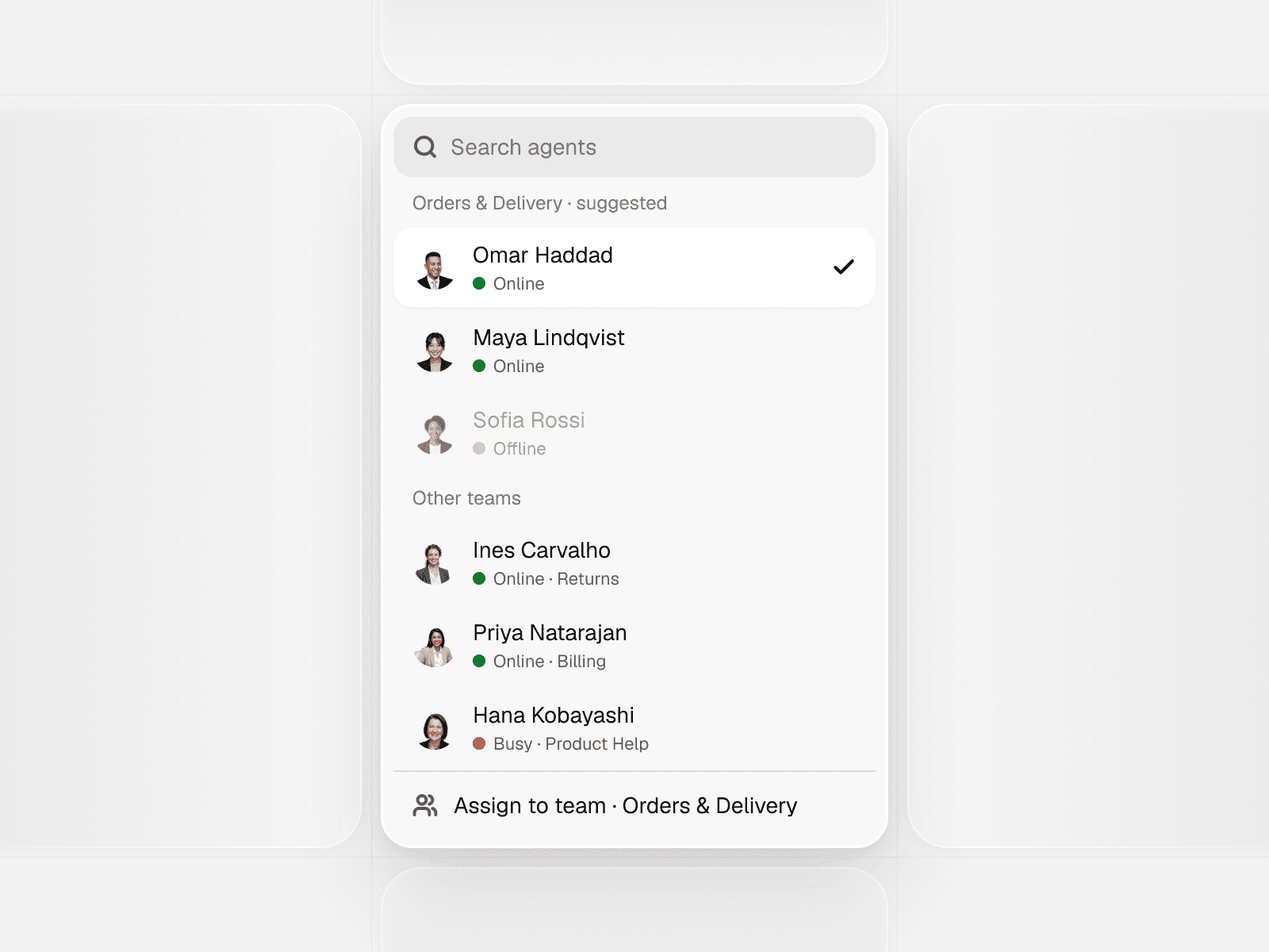 Assignee Picker