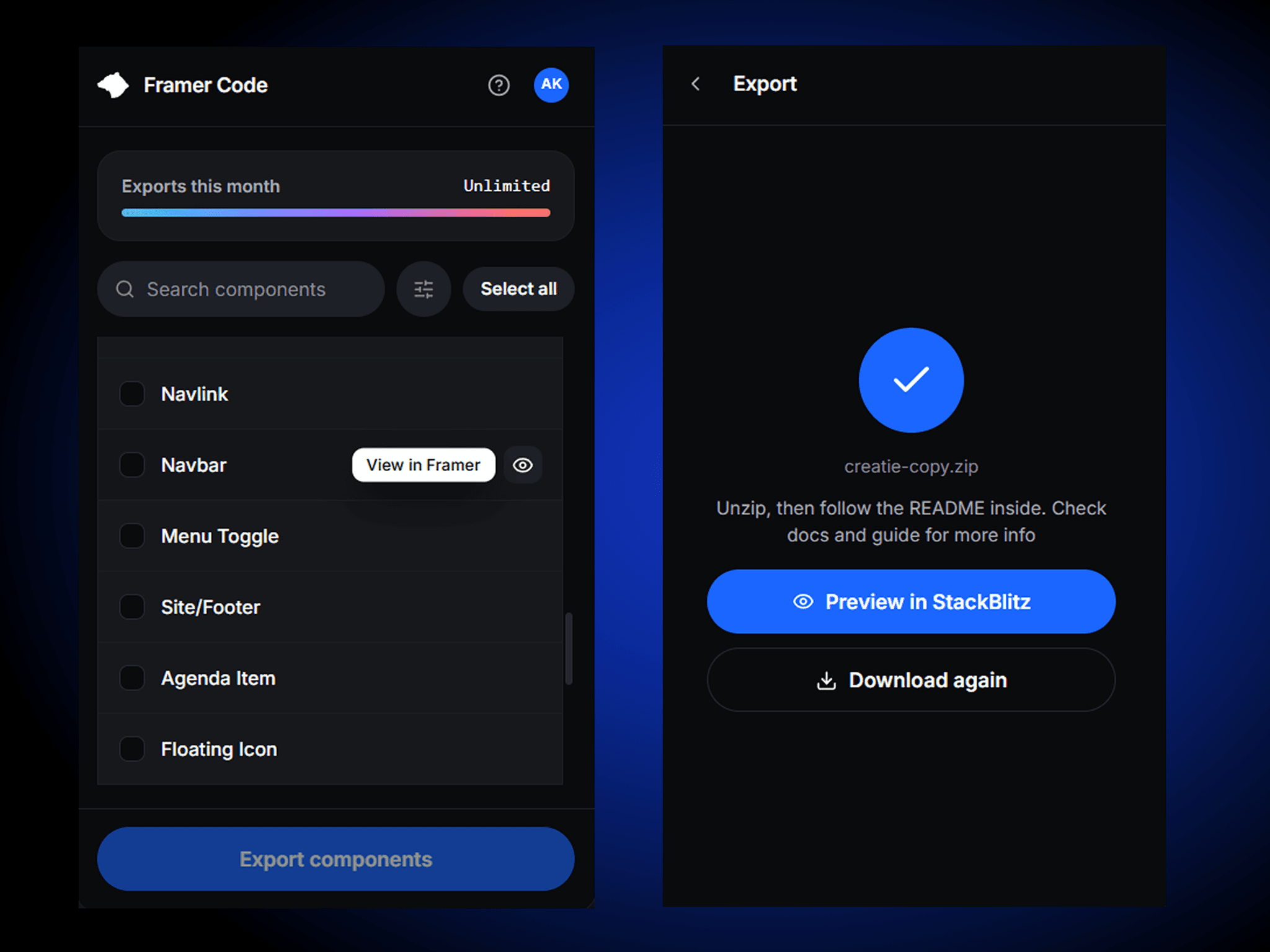 Framer Code