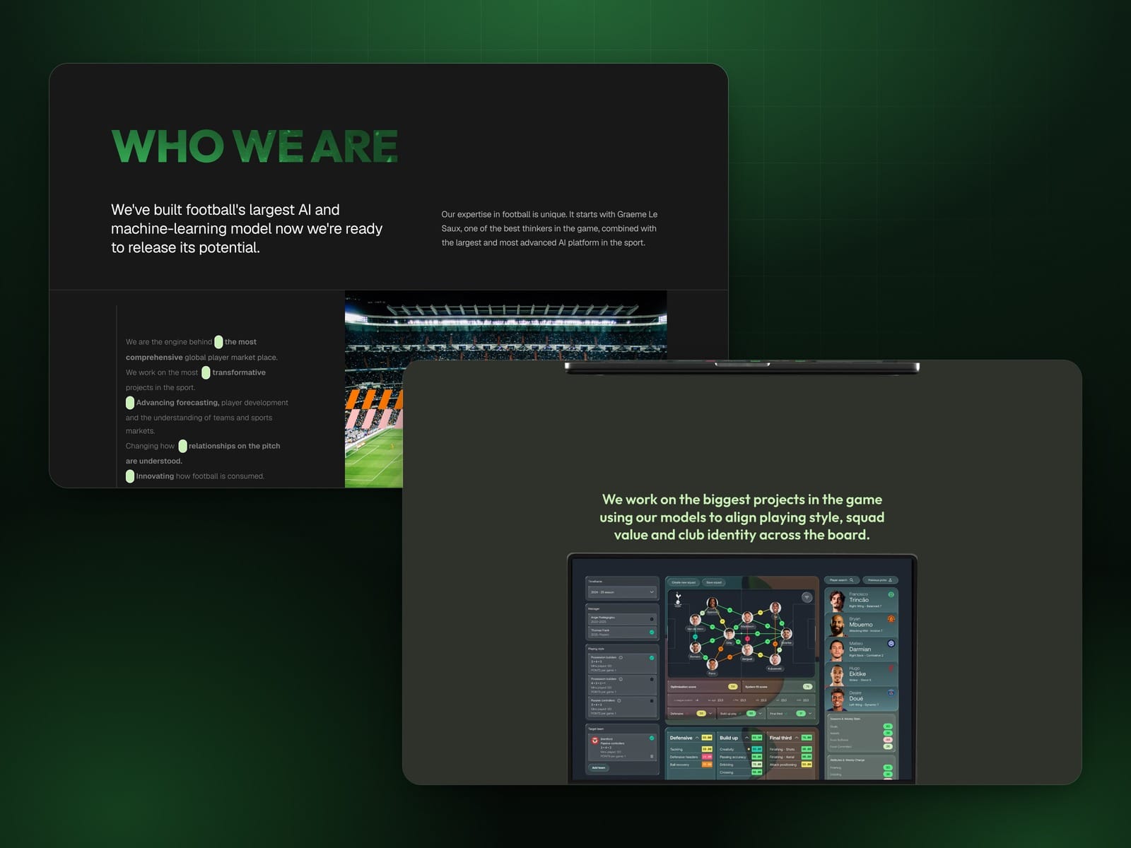 Machine Football AI