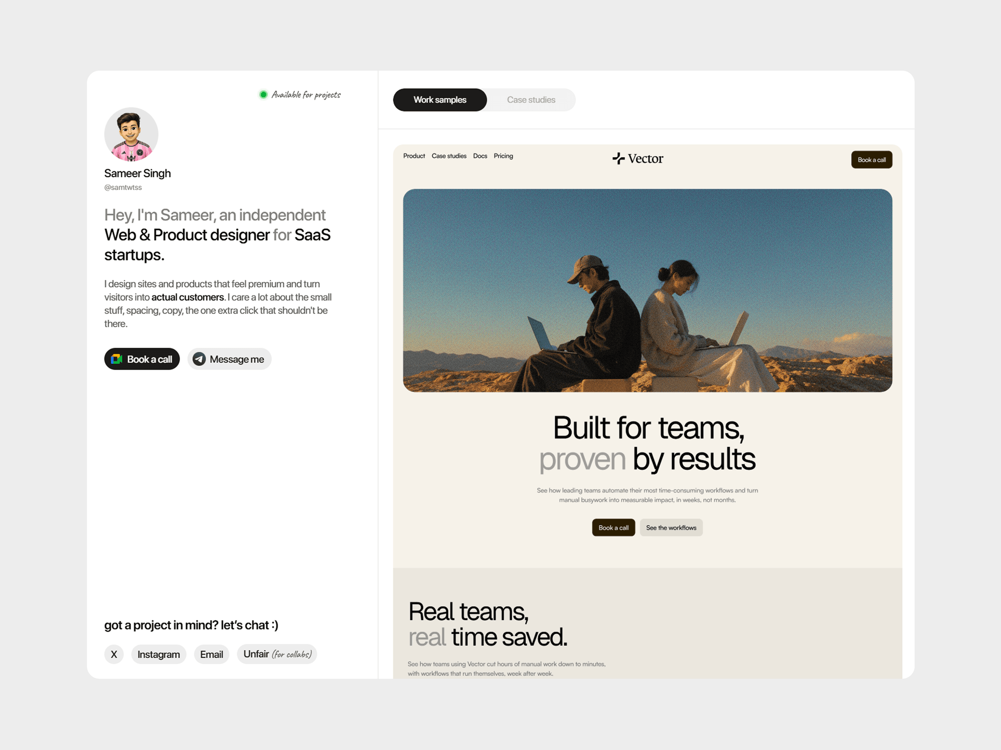 Sameer Portfolio