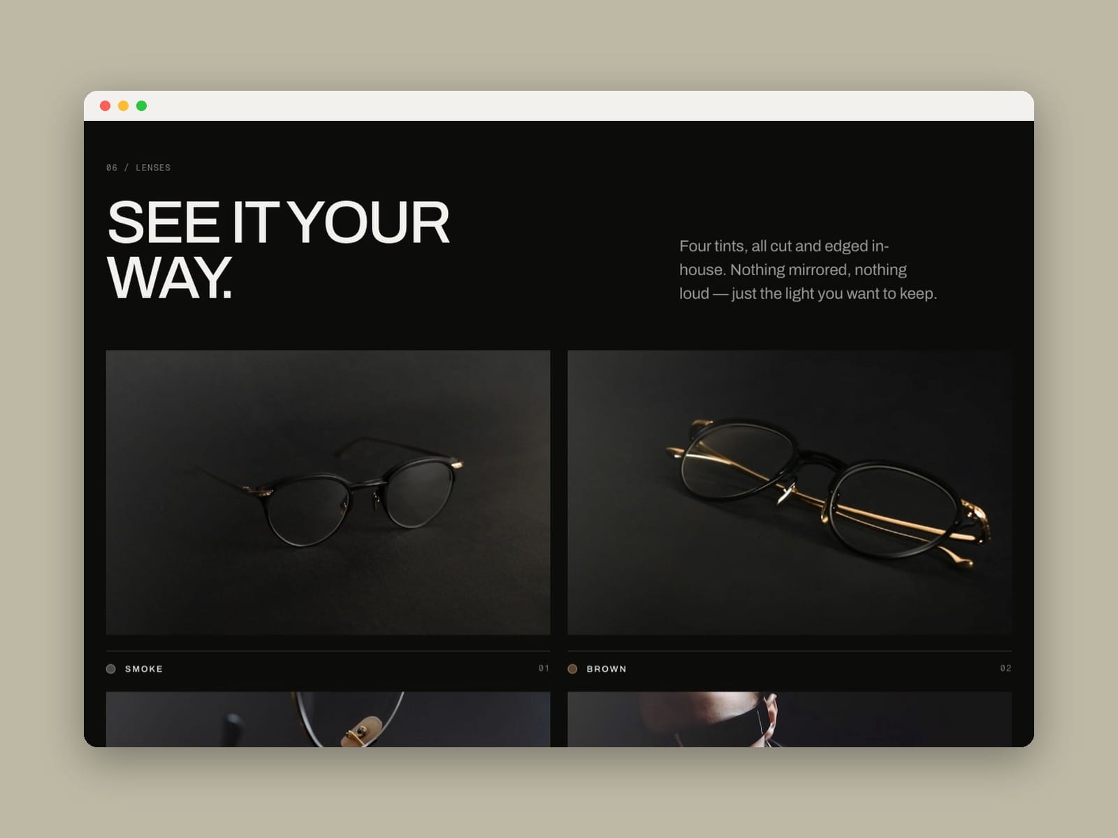 Eyewear Studio Site