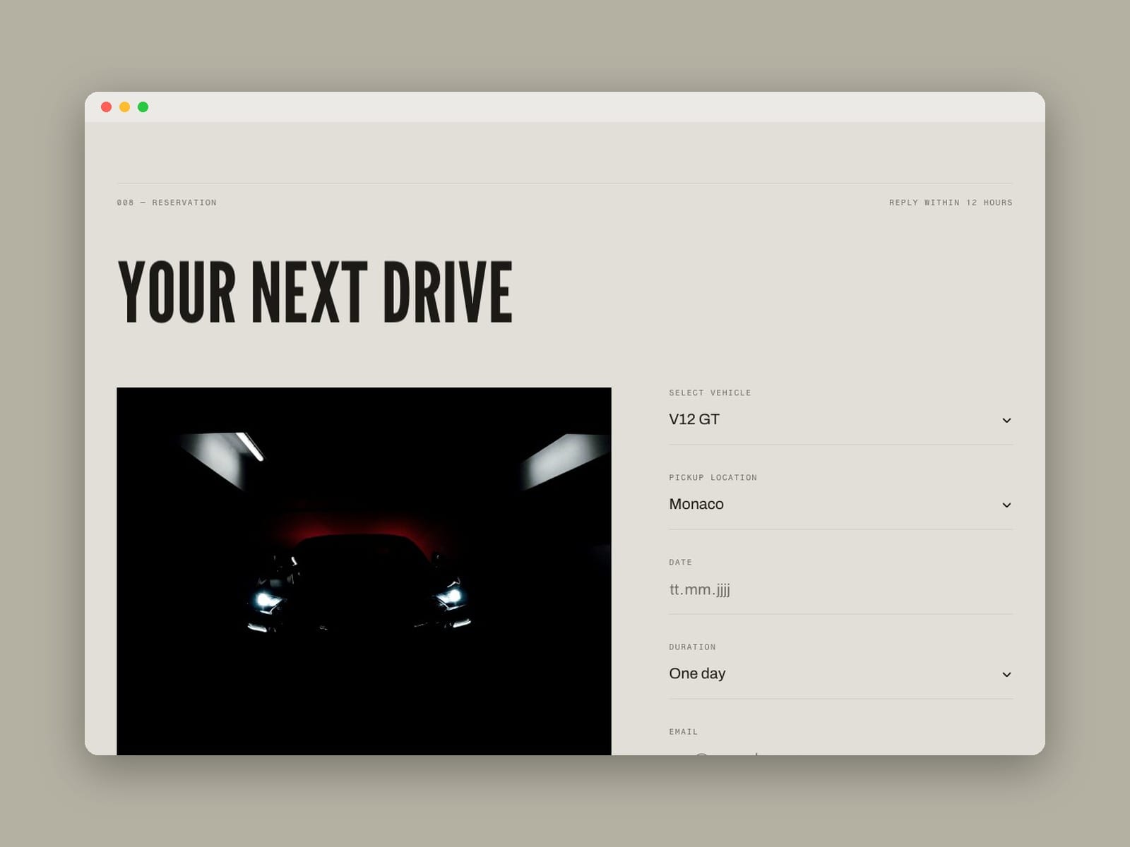 Luxury Car Rental
