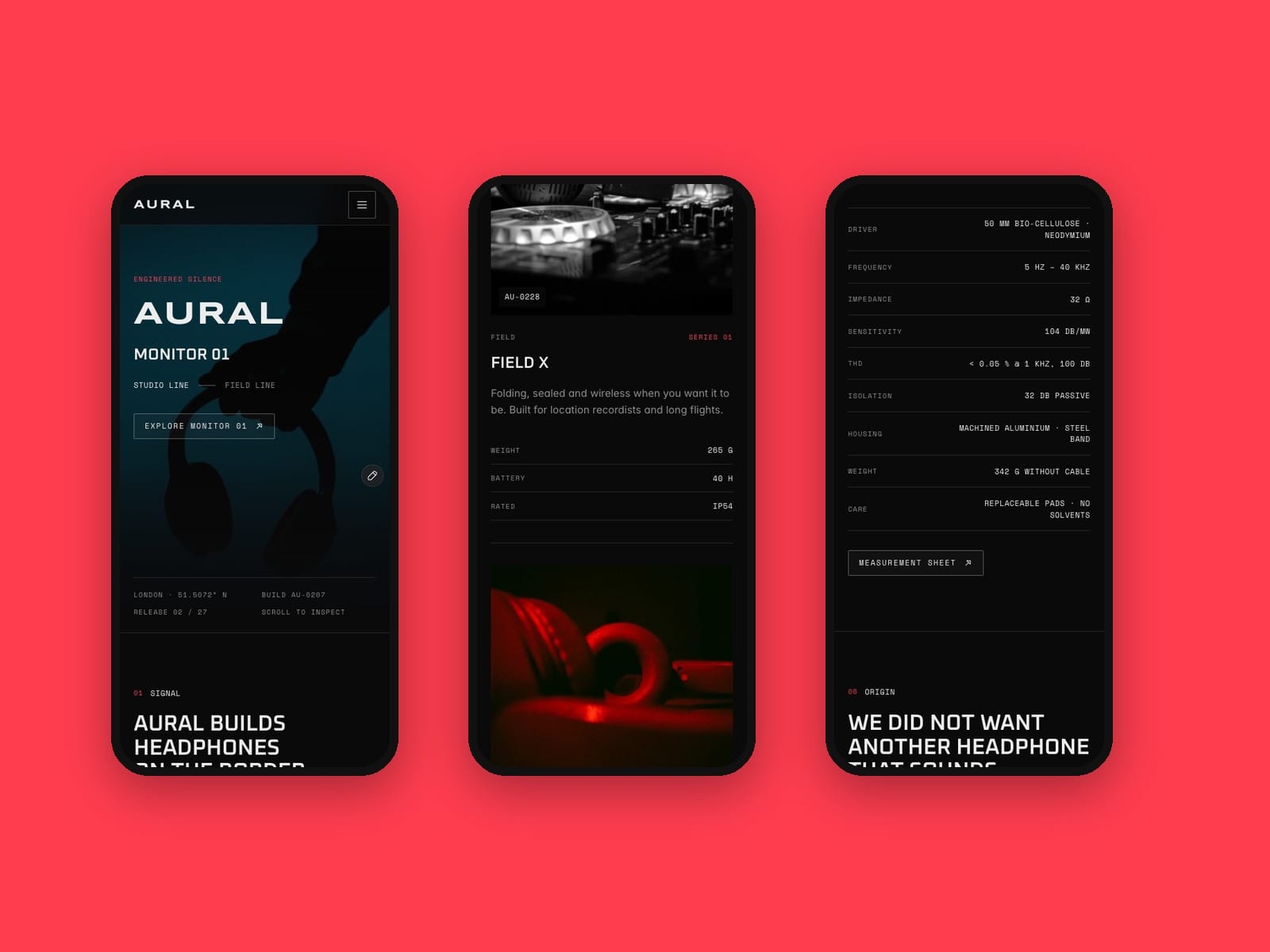 Headphone Brand Site