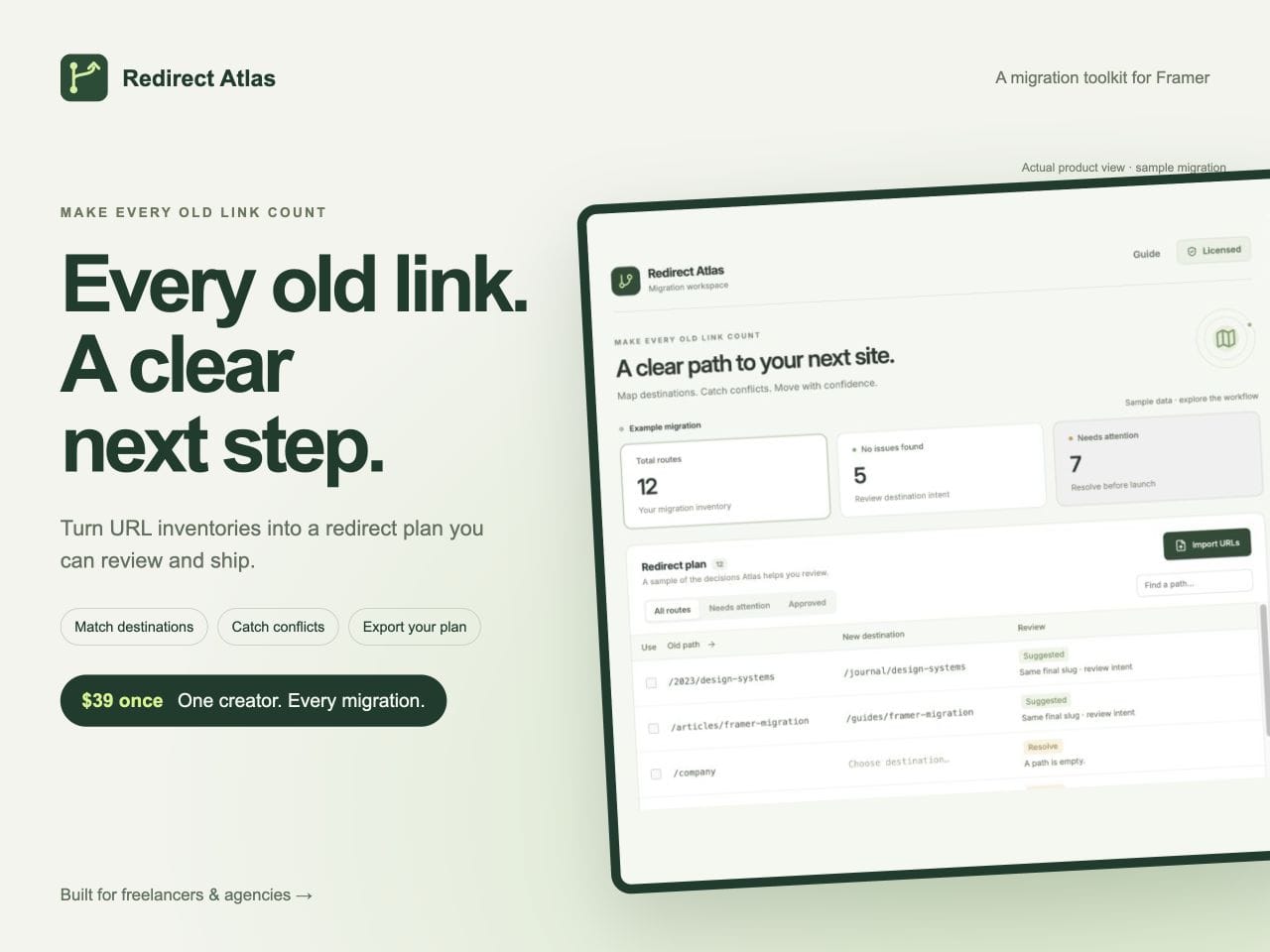 Redirect Atlas