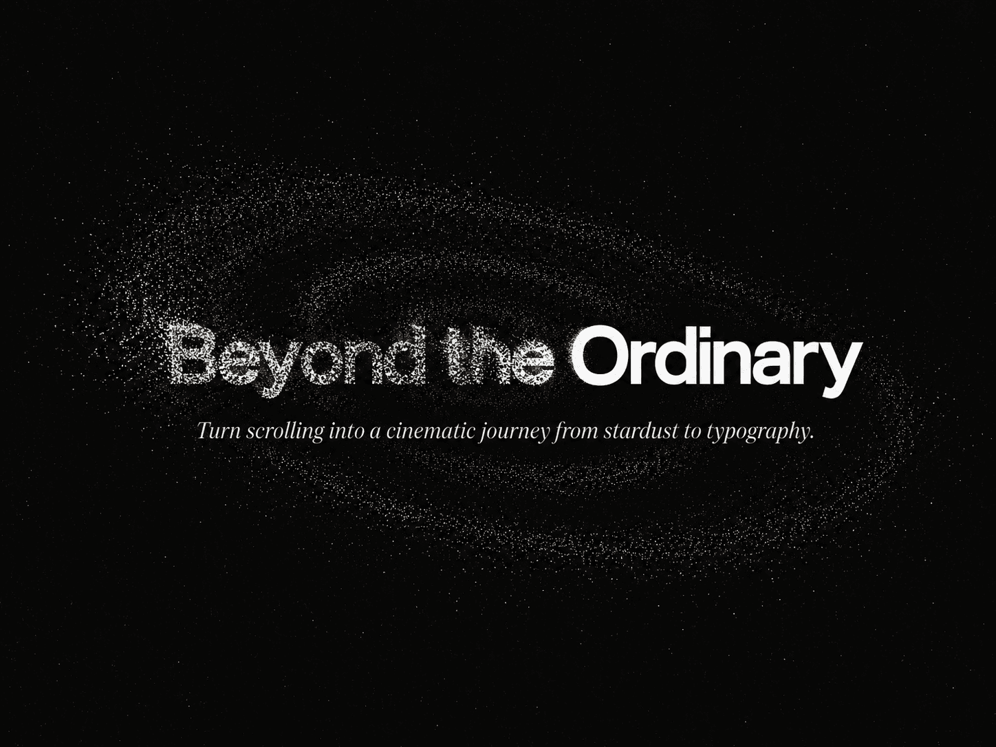 Galaxy Text Morph