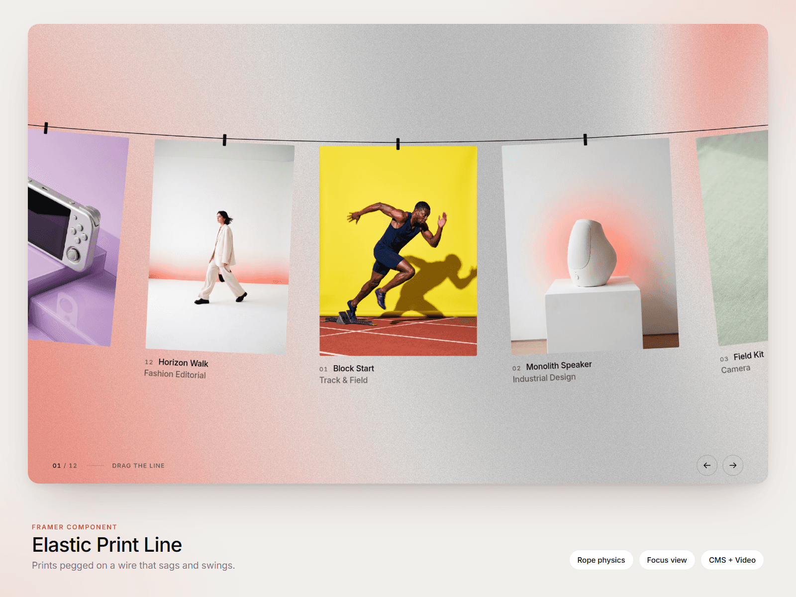 Elastic Print Line