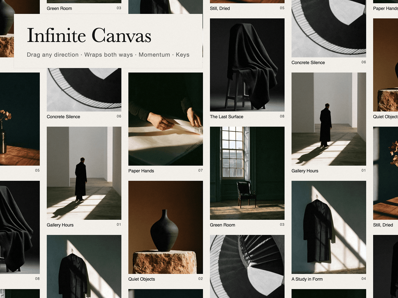 Infinite Canvas Wall