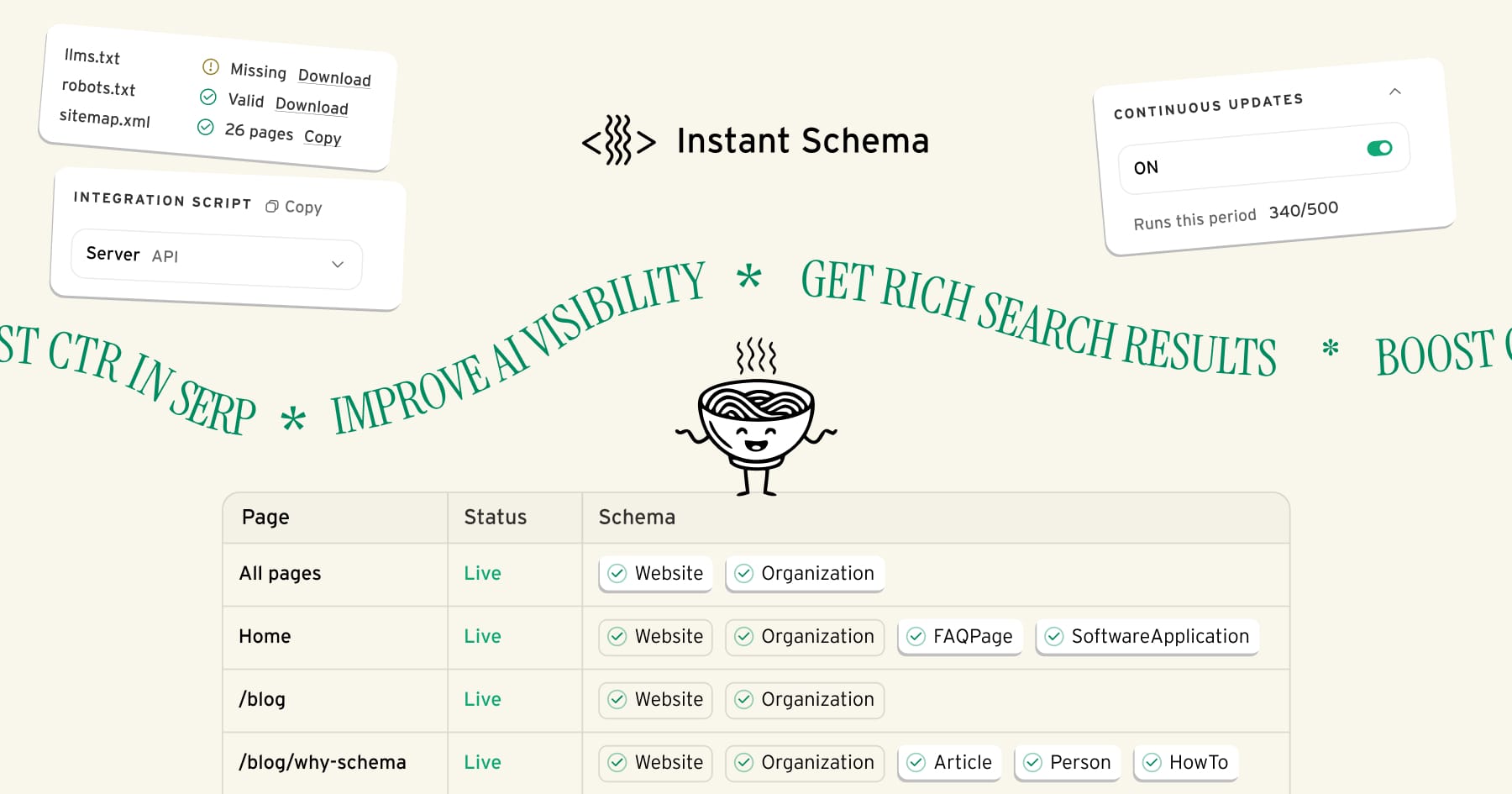 Instant Schema