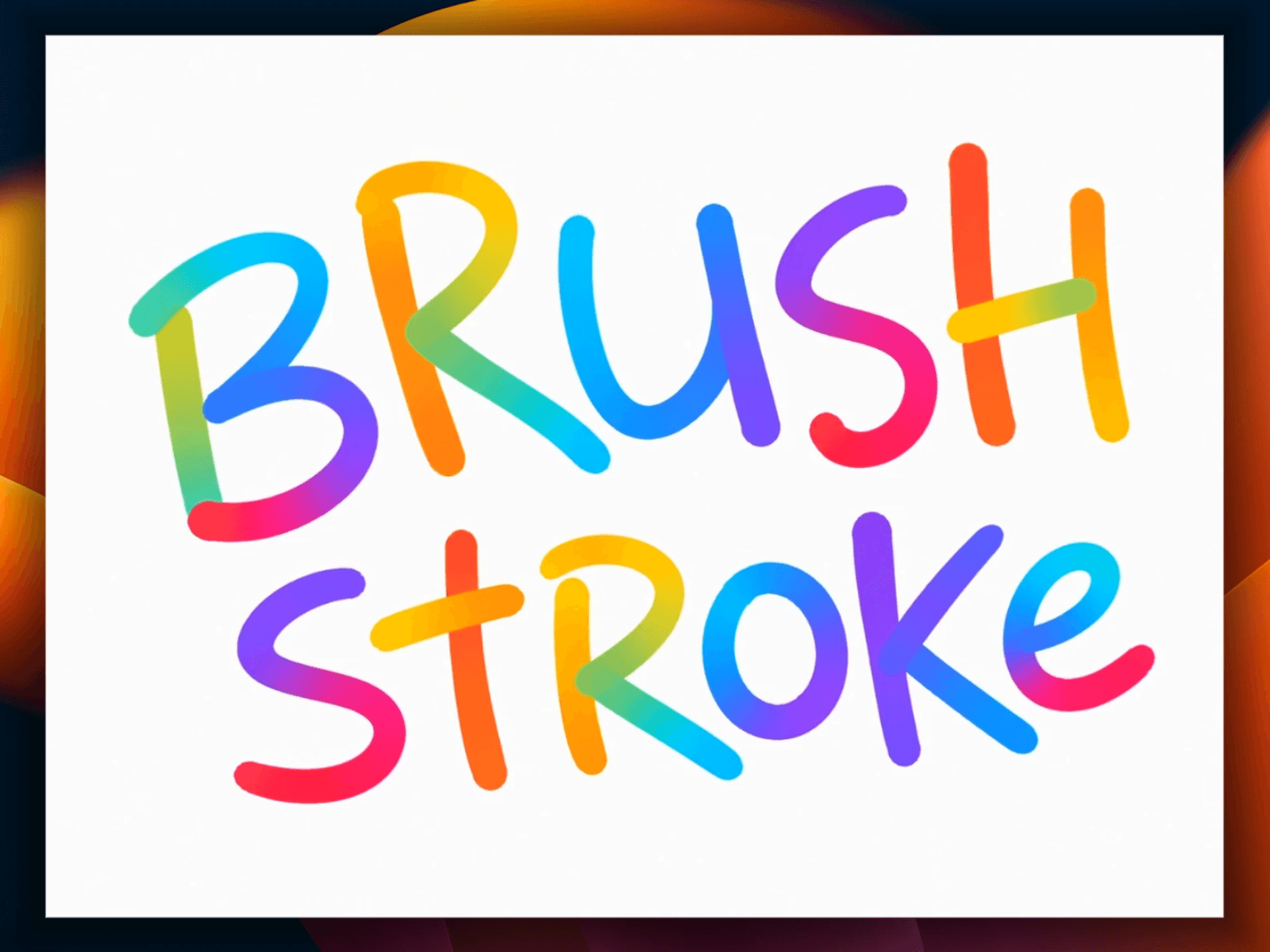 Brush Stroke Trail