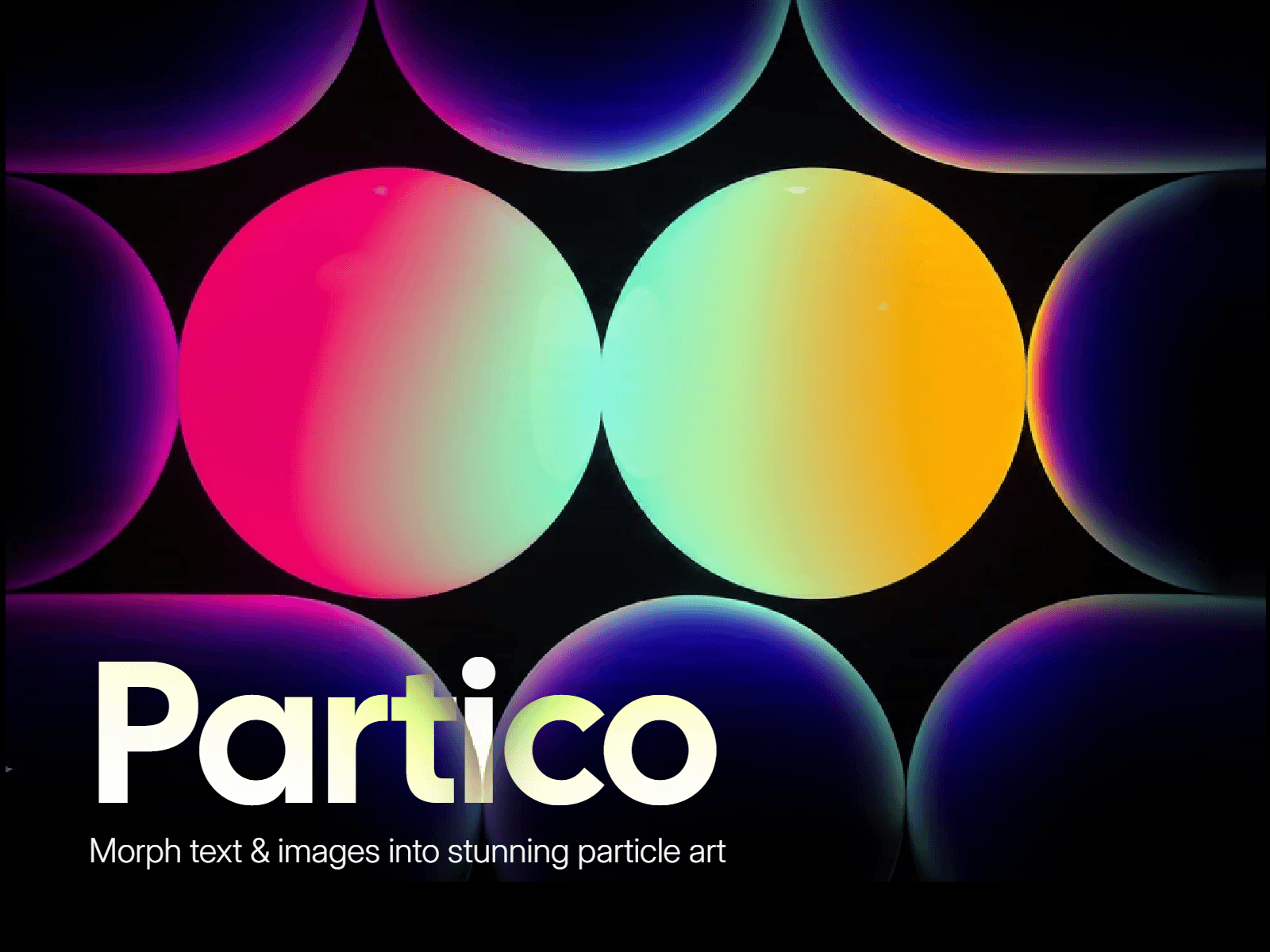 3D Particle Text