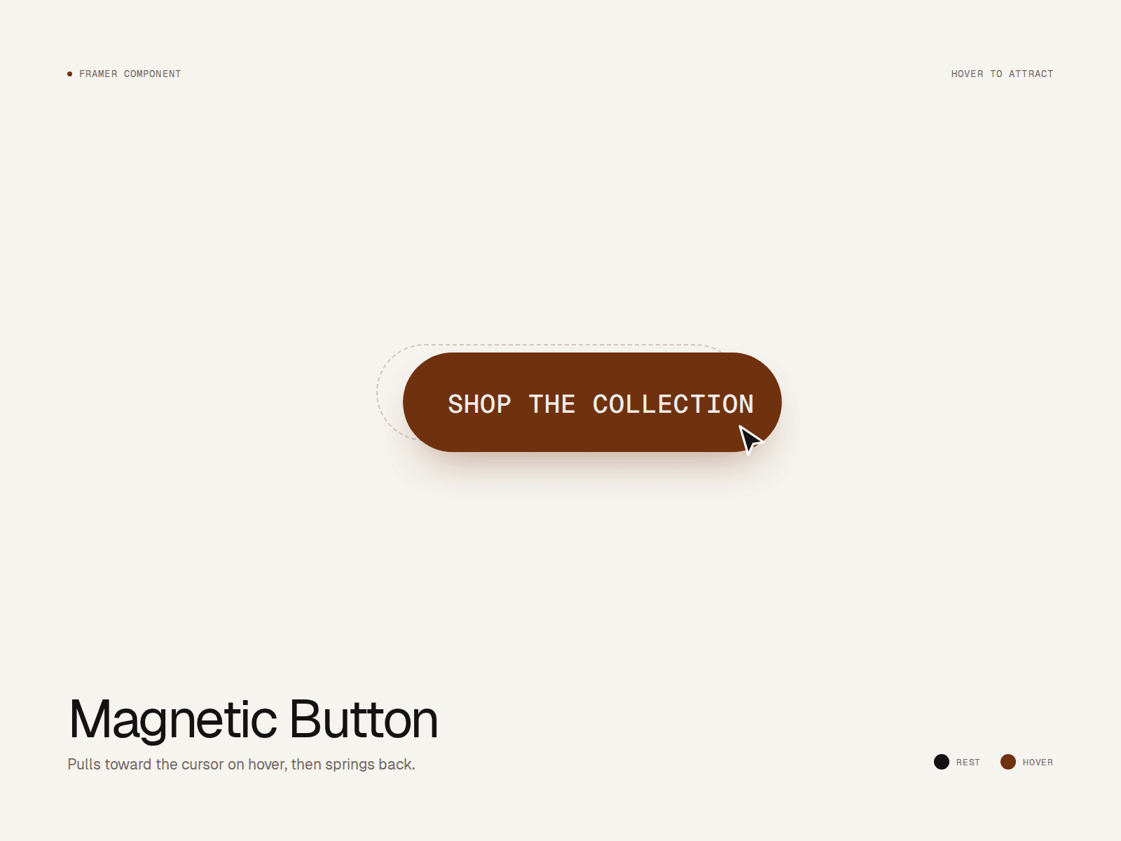 CTA Magnetic Button
