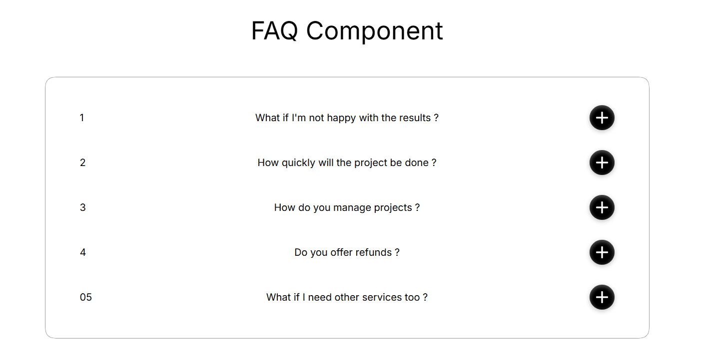 Minimal FAQ