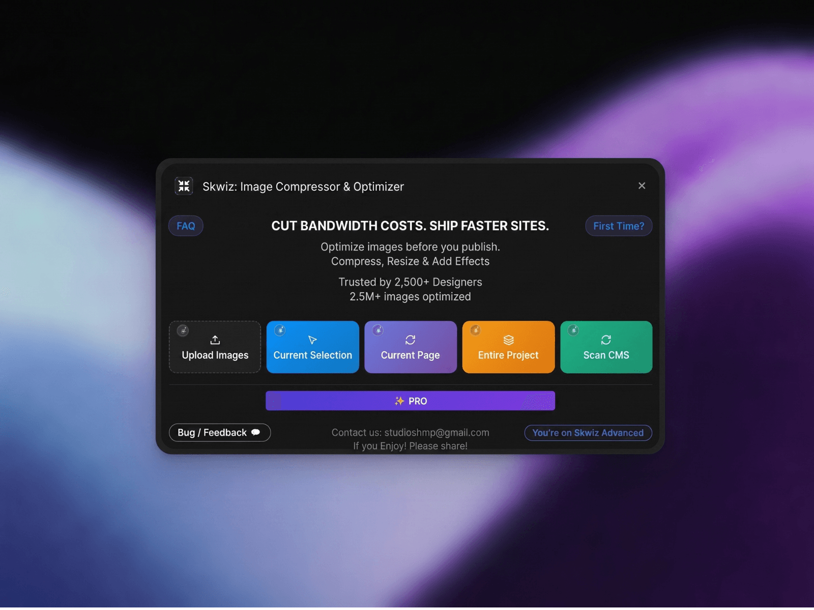 Skwiz: Image Compressor & Optimizer