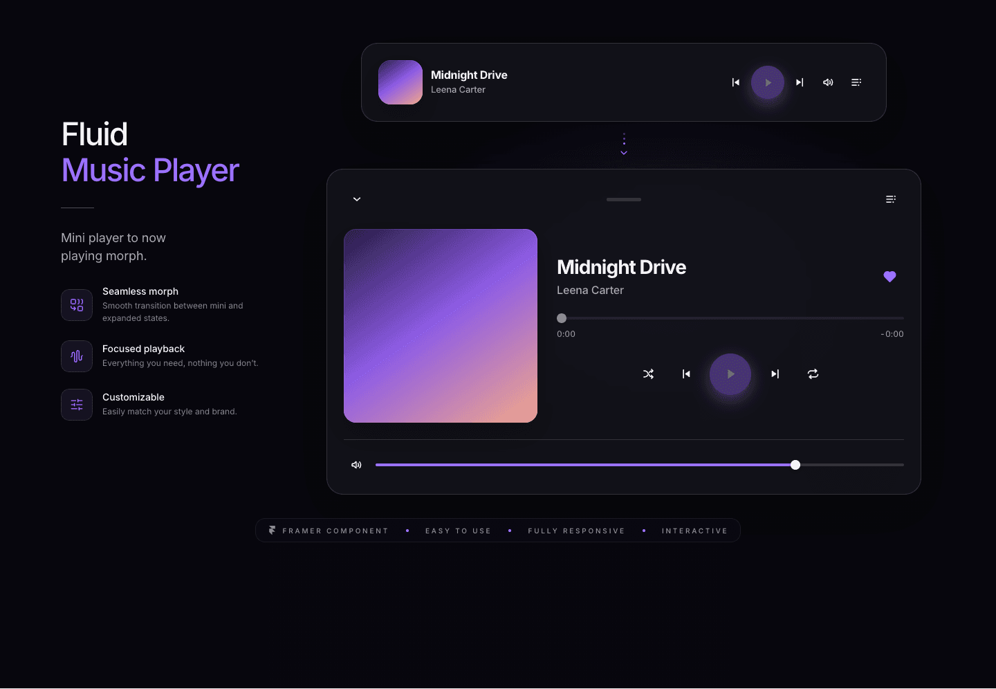 Fluid Music Player