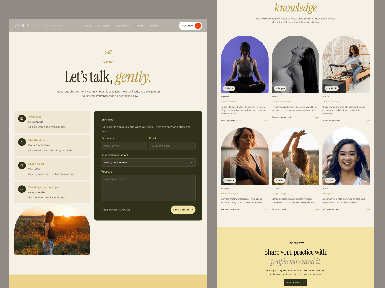 VAYU — Online Yoga