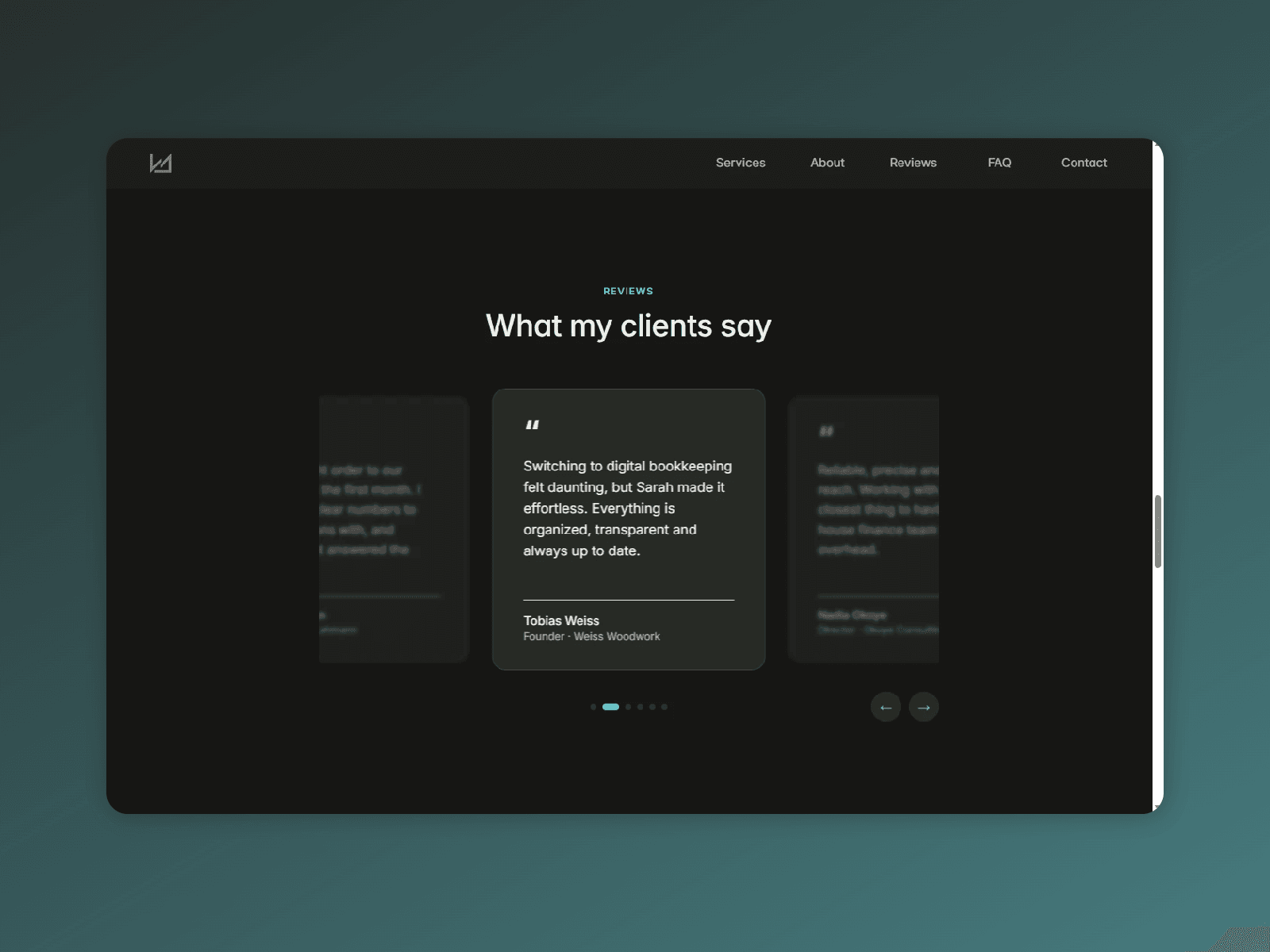Accountant darkmode