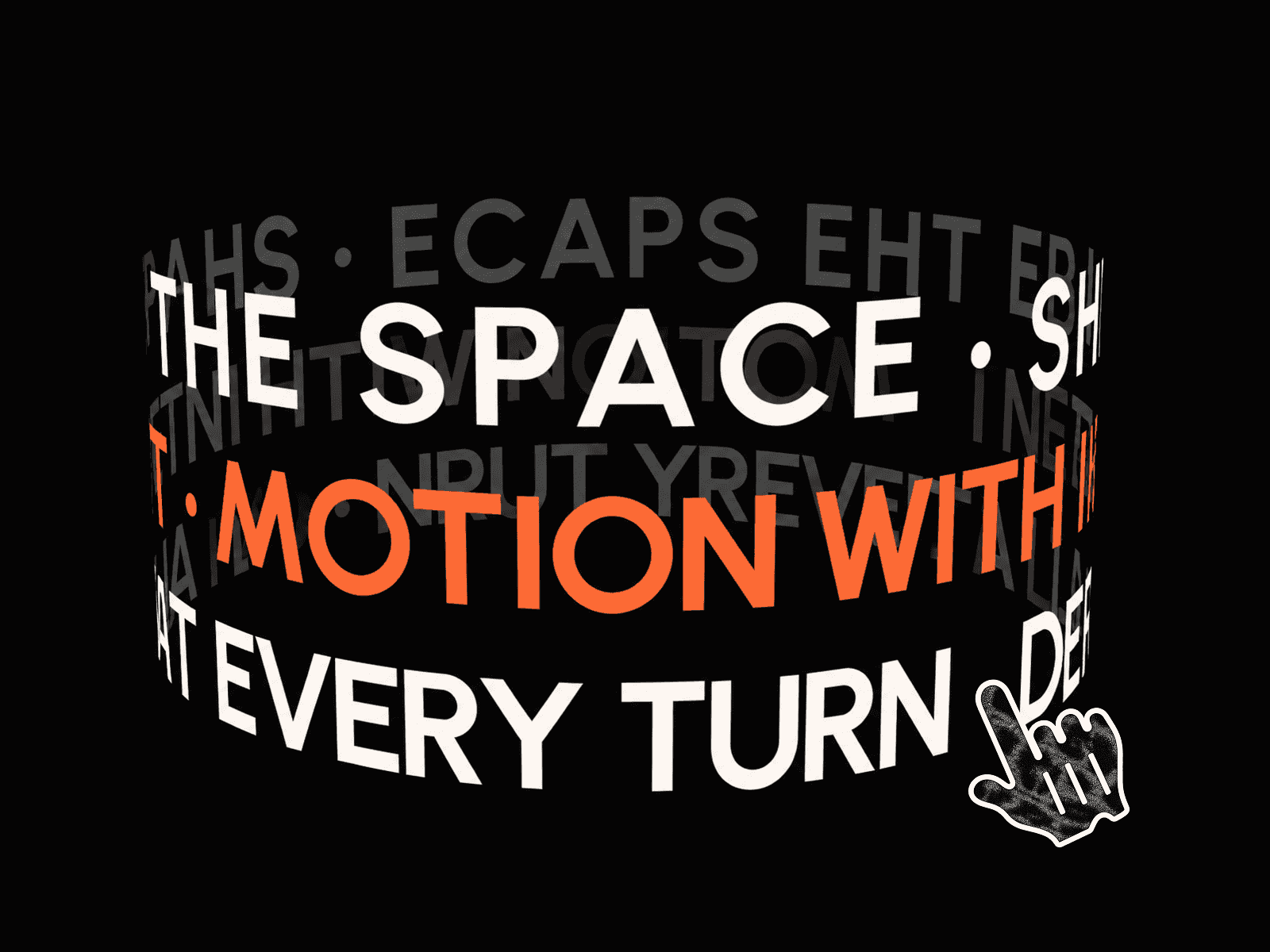 3D Orbit Type Text