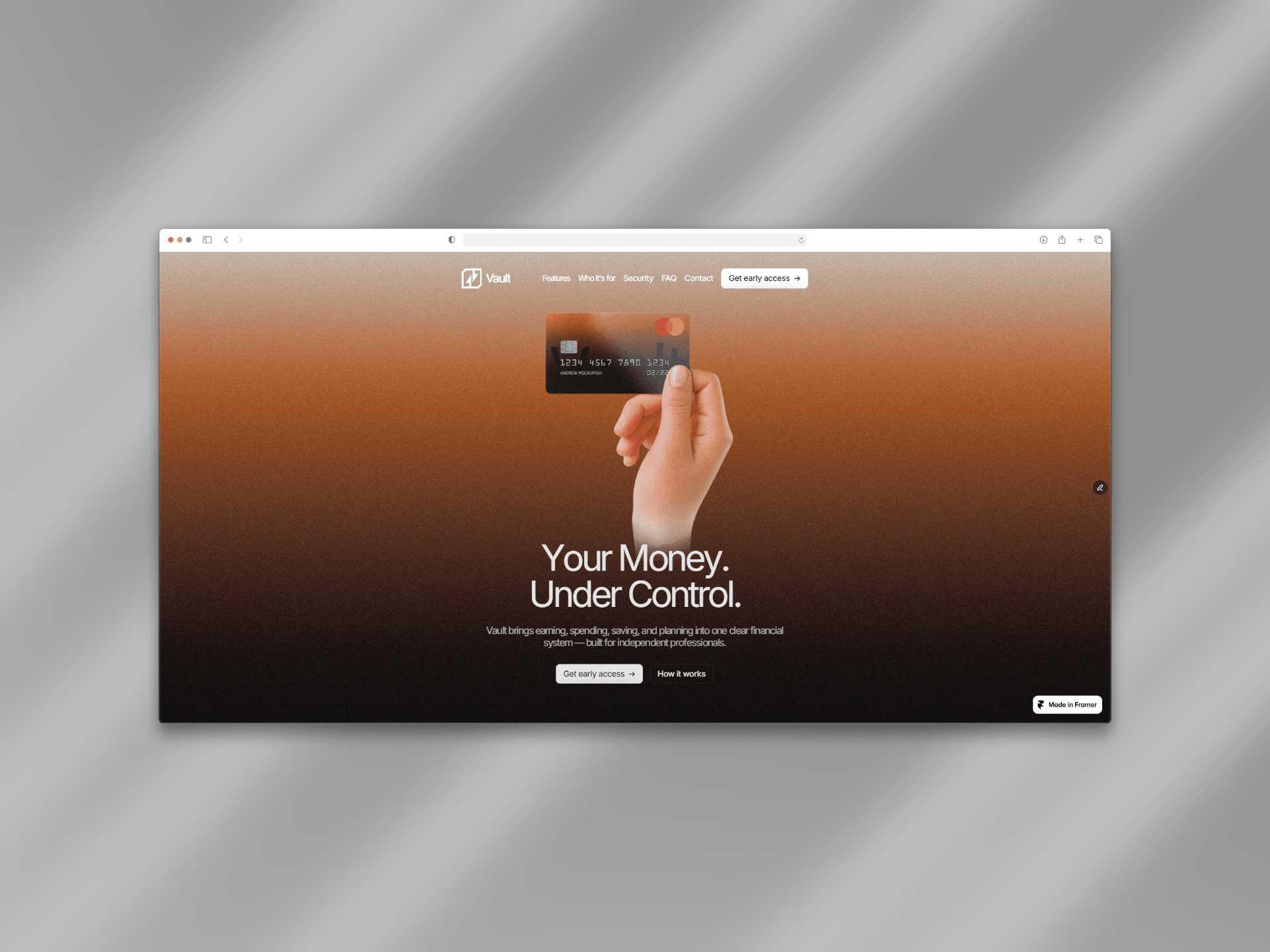 Vault® Template