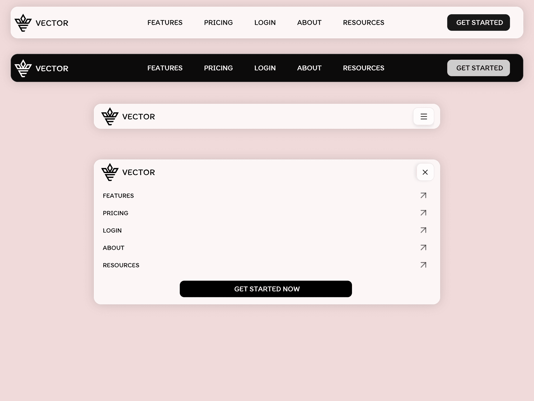 Navbar - Minimal