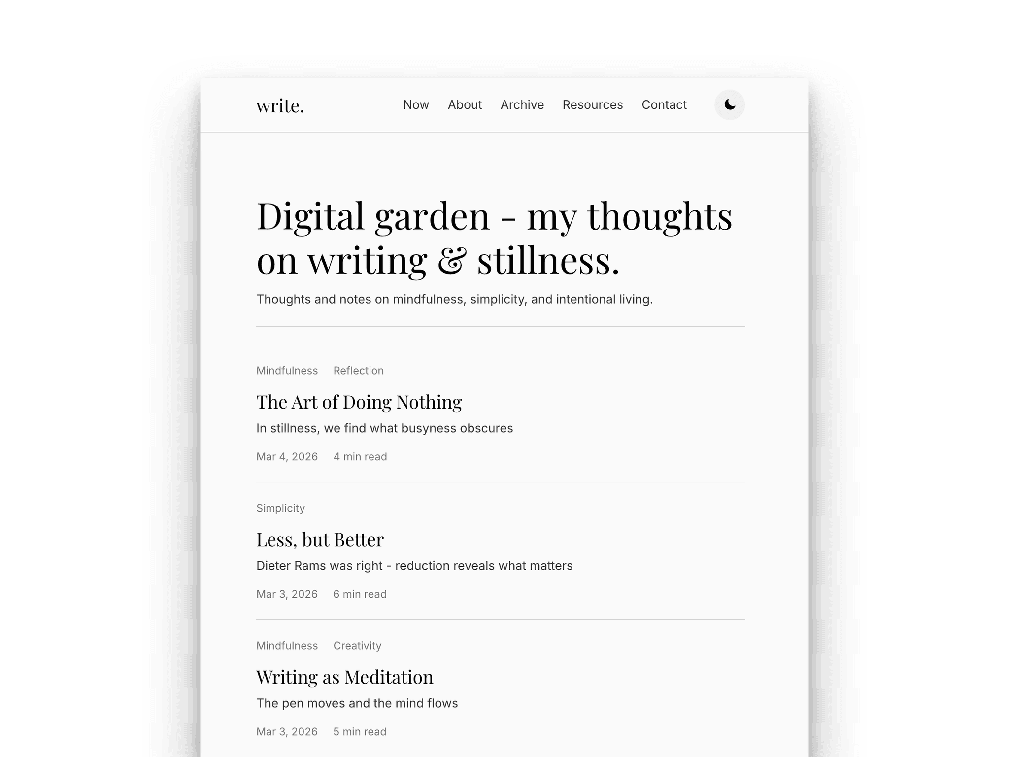 Write