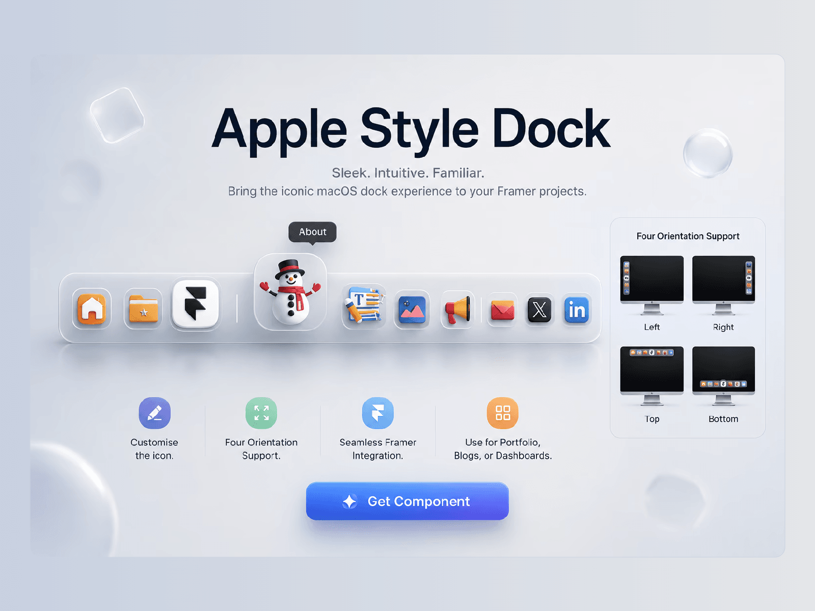 Mac Dock Navigation